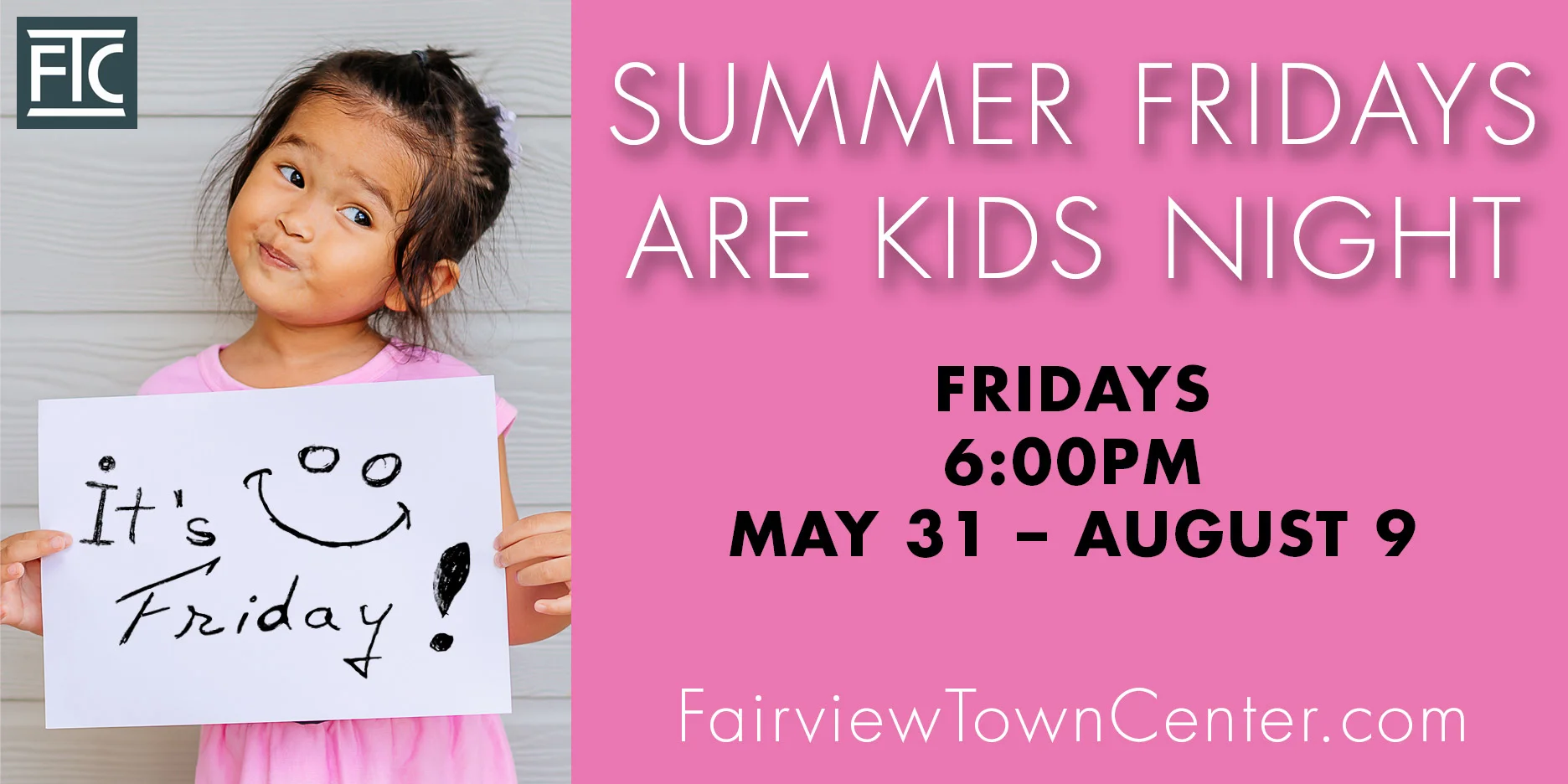 Summer Fridays Are Kids Night LED Display Ad