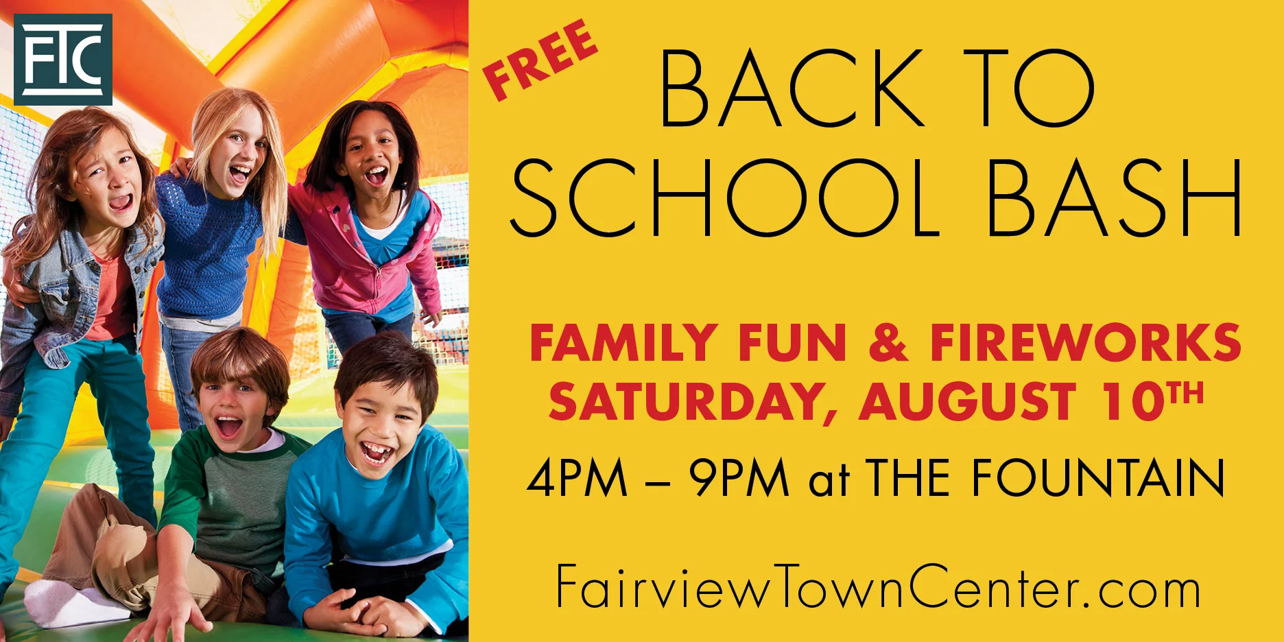 Back to School Bash LED Display Ad