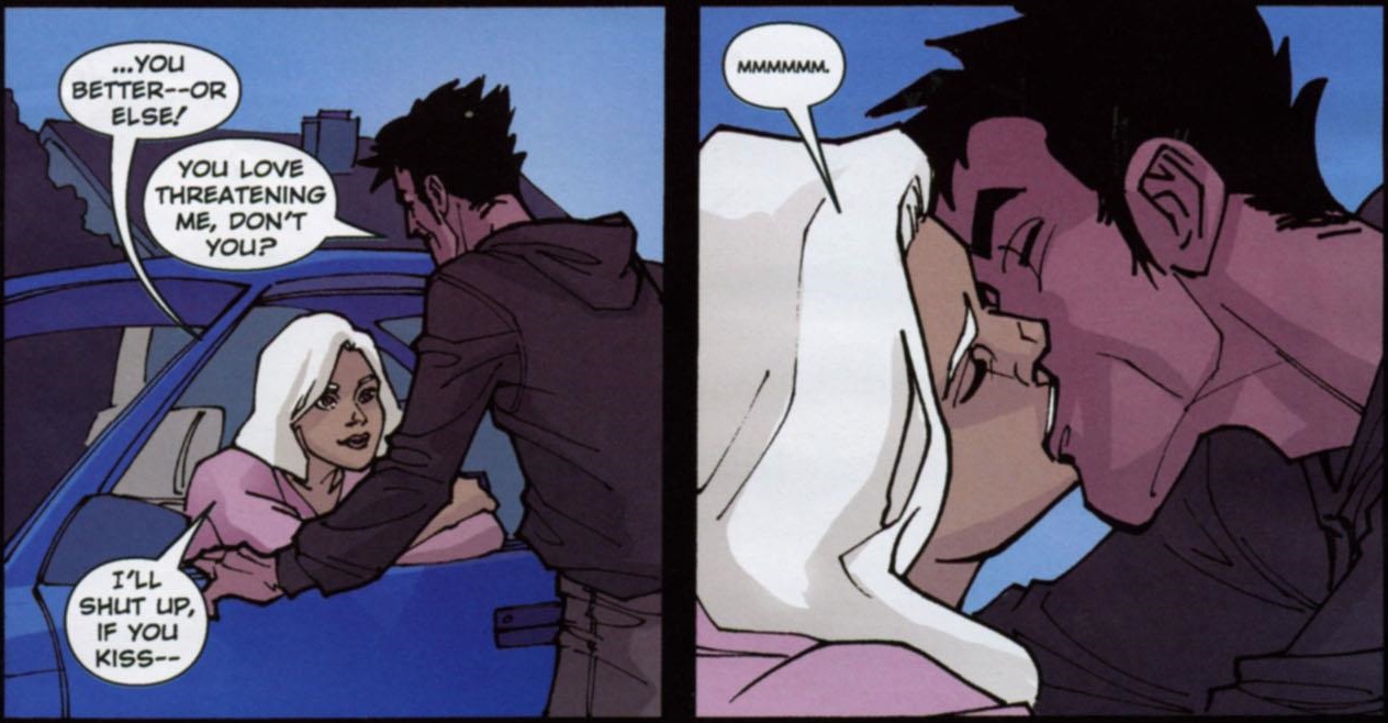 This is Claudio's high school girlfriend, Newo. The less said here, the better. We'll get to her.