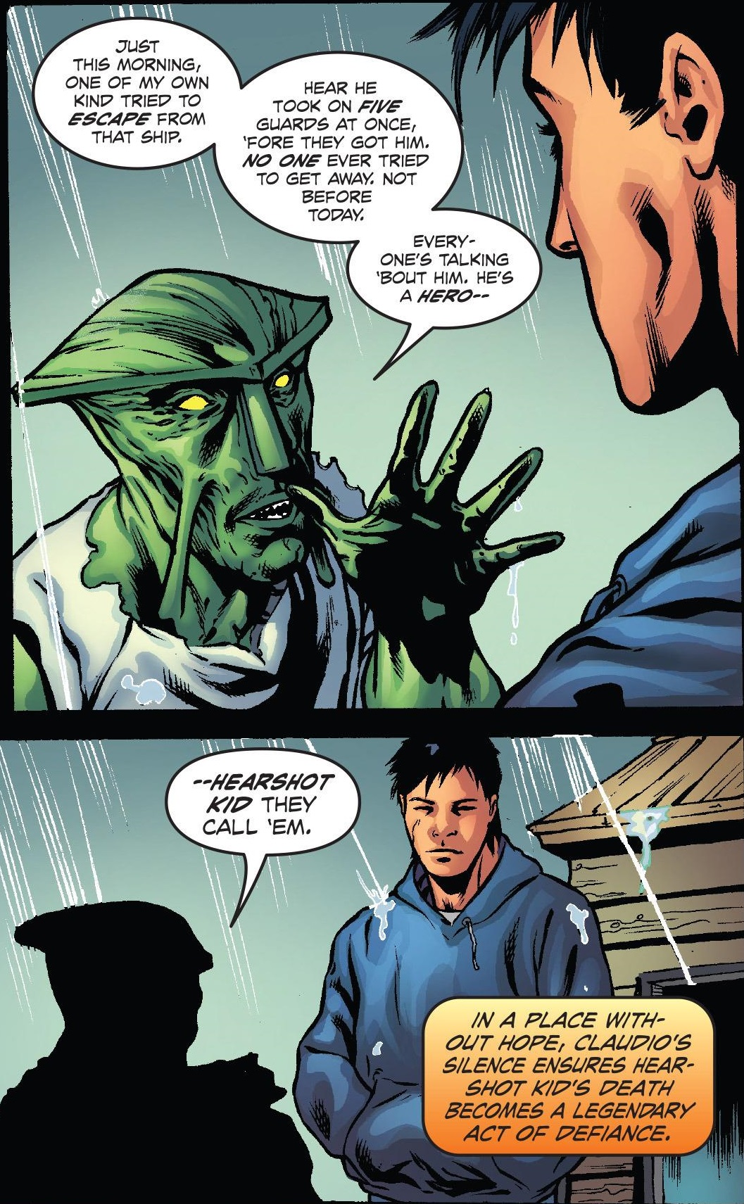 Meanwhile, our special boy learns that resistence is possible! He will not leave this planet and join the rebellion for another ten years .