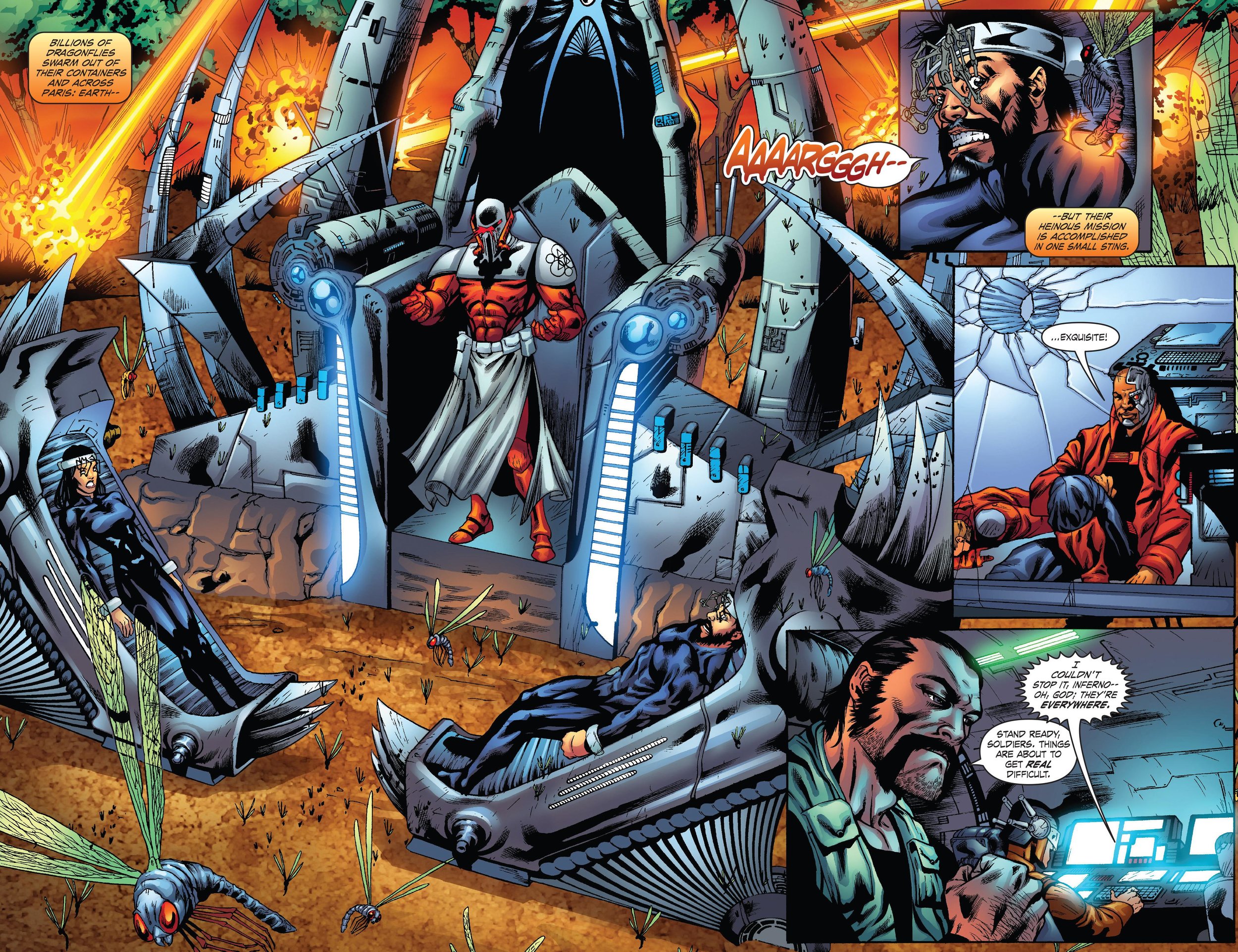With the flies escape, all hell breaks loose! Please enjoy this double page spread. What is pacing.