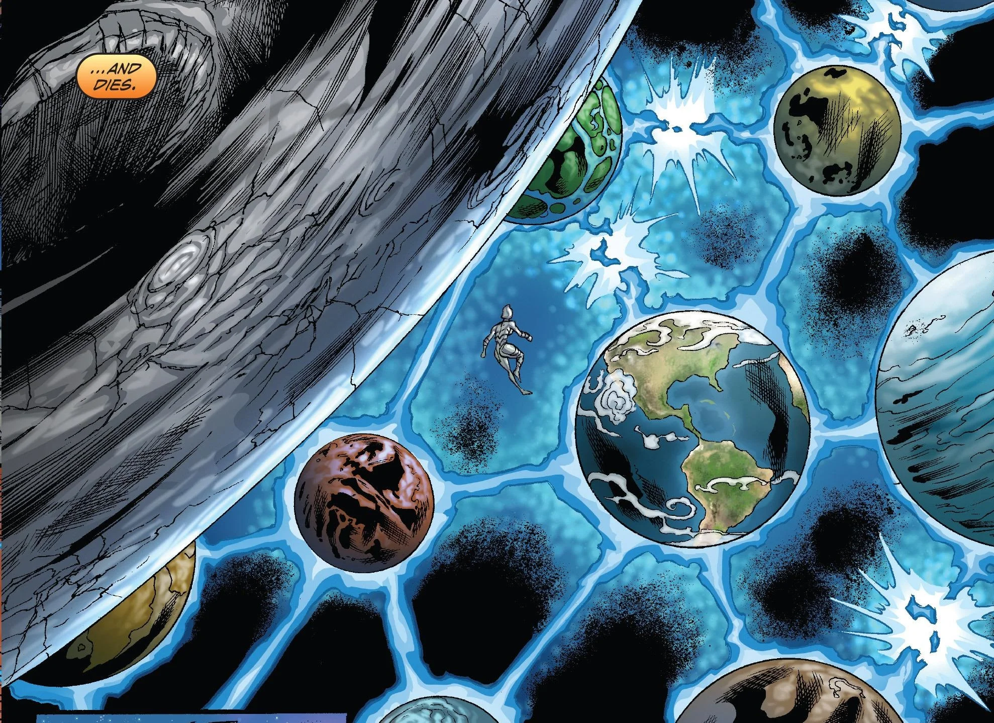 The Keywork breaks apart! Why is Actual Earth there?!?!?!