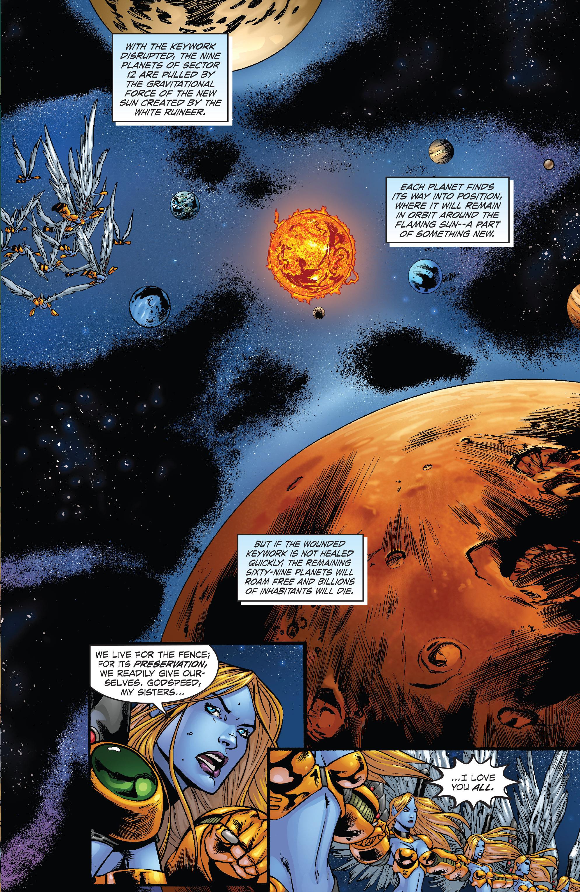 The Prise, the Wives of the Universe, prepare to make their final sacrifice.