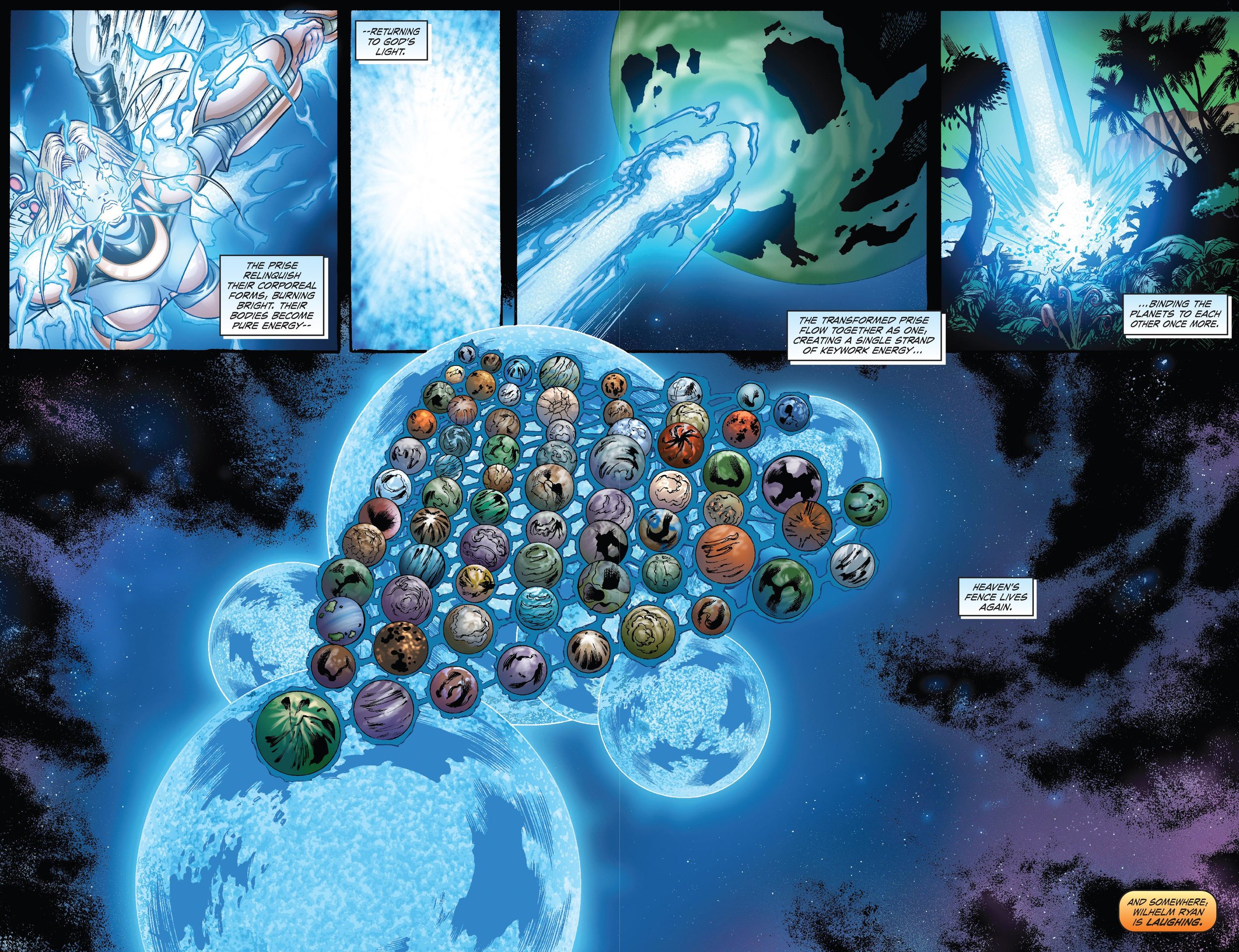 And with the ultimate Wife Death, the day is "saved," and Ryan's (unknown) evil plan moves closer to completion...
