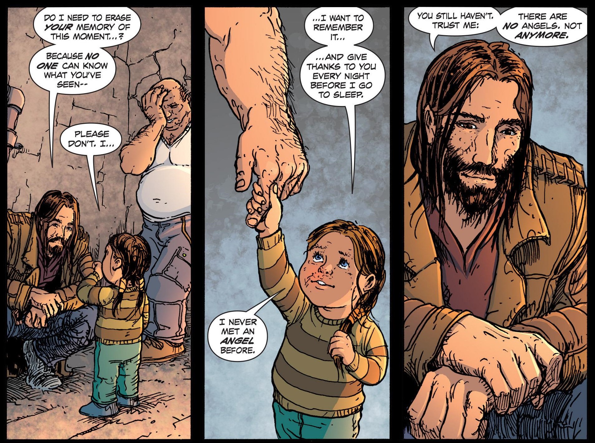 And here we have it. Possibly the stupidest moment in all of these comics until now.