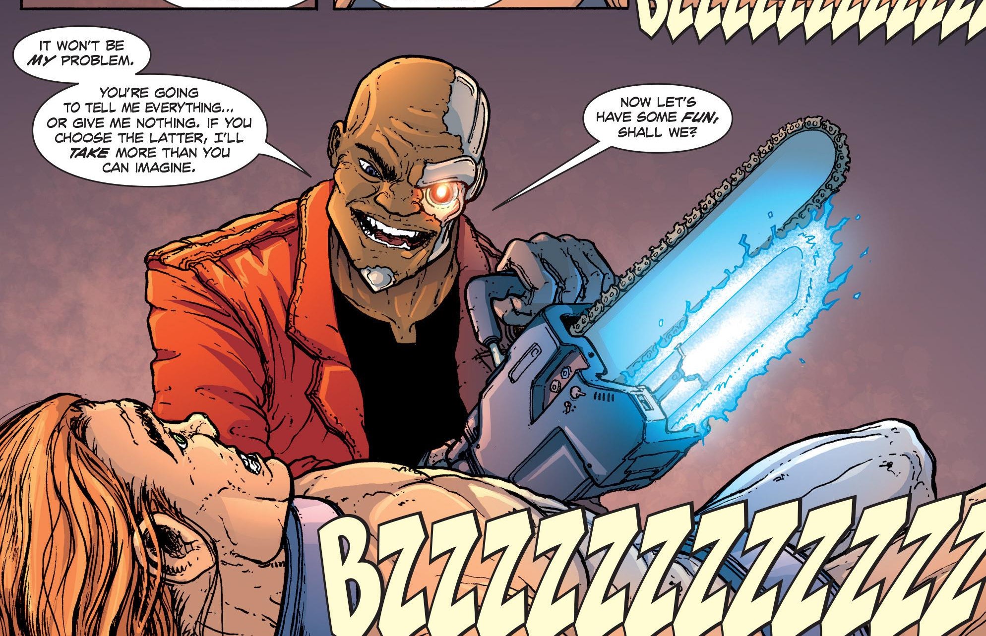 That is not a pleasant looking chainsaw, mayo