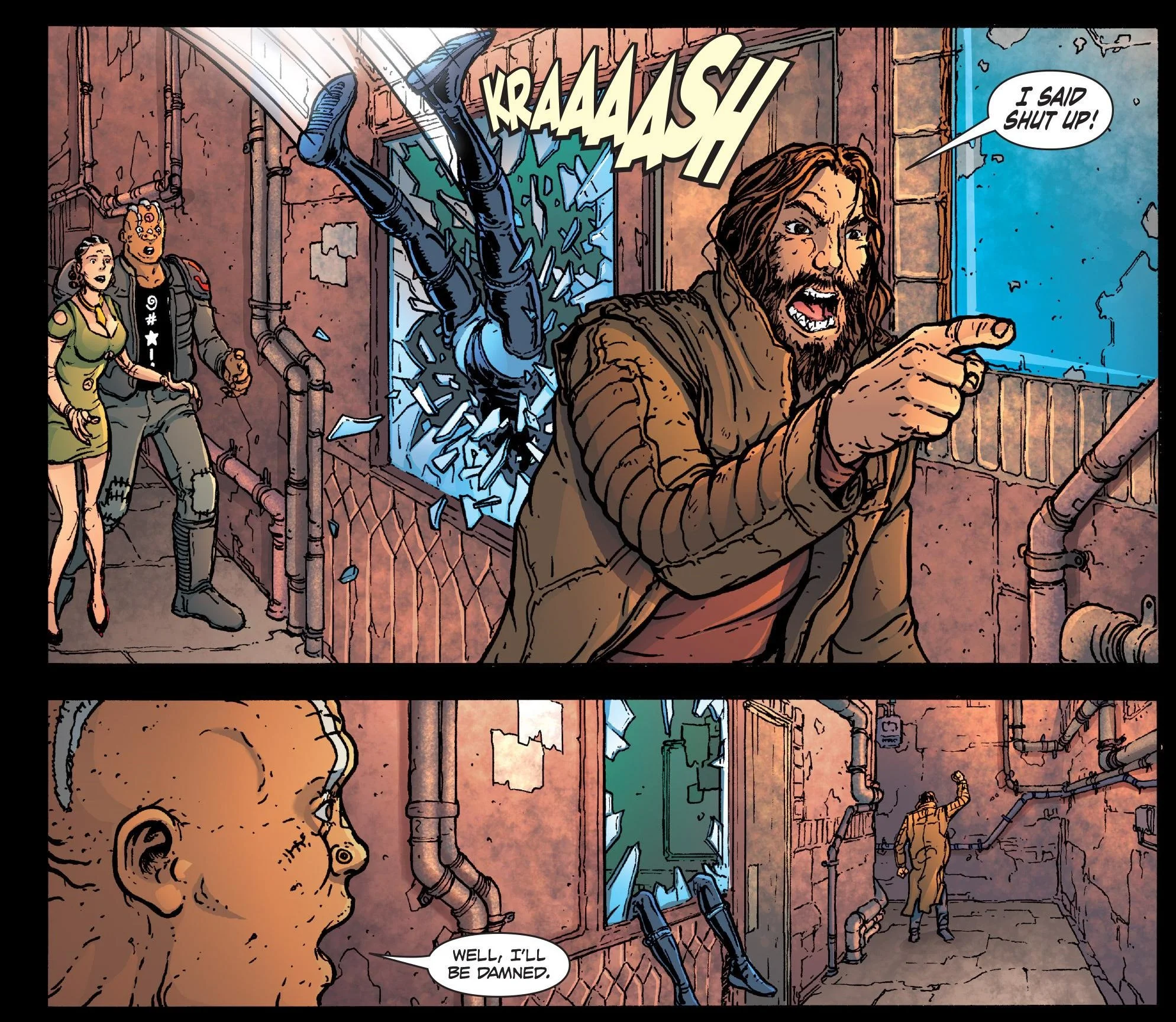 Hijinks as our protagonists just barely avoid meeting each other. Gotta fill for time.