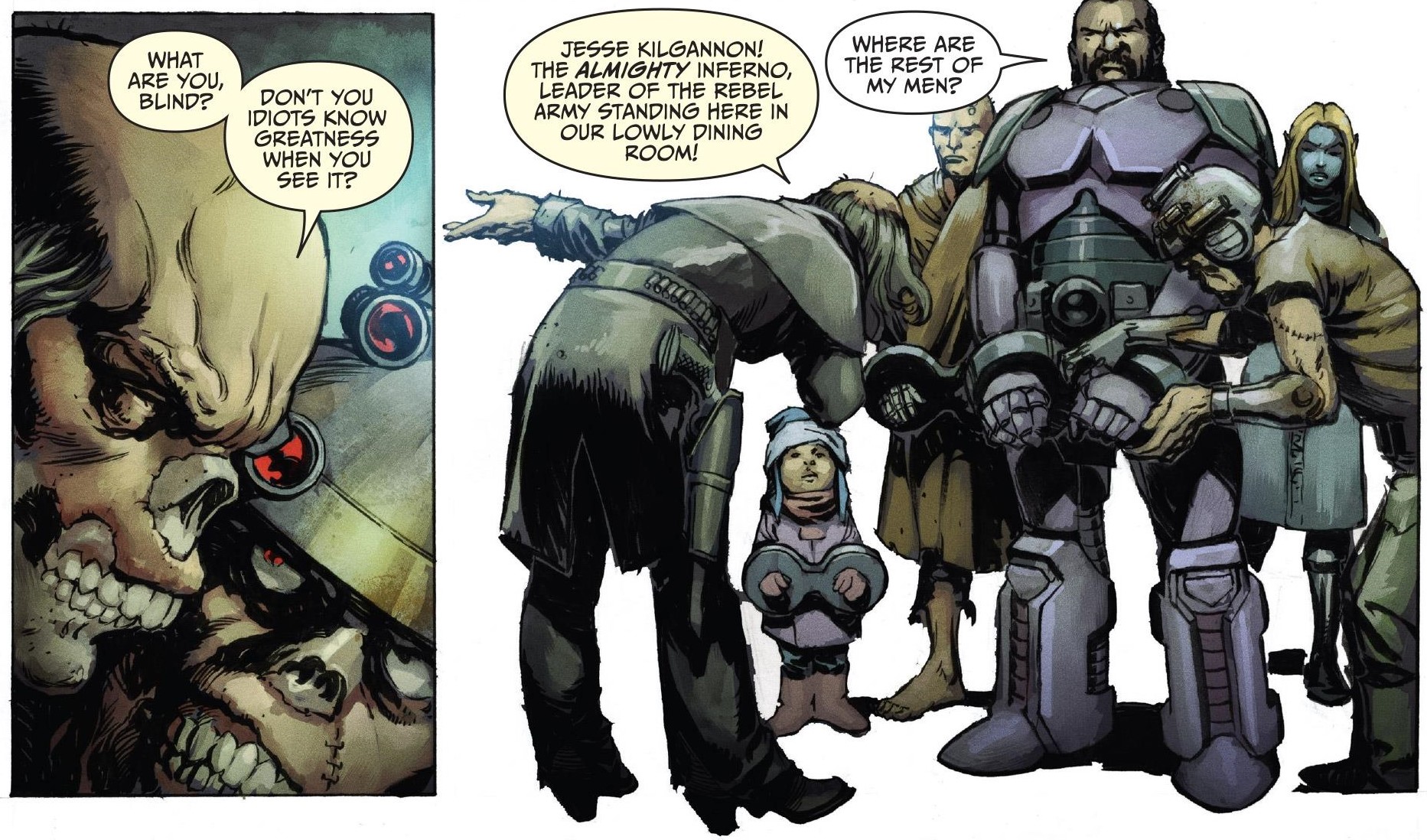 This generic villain scene goes on FOREVER