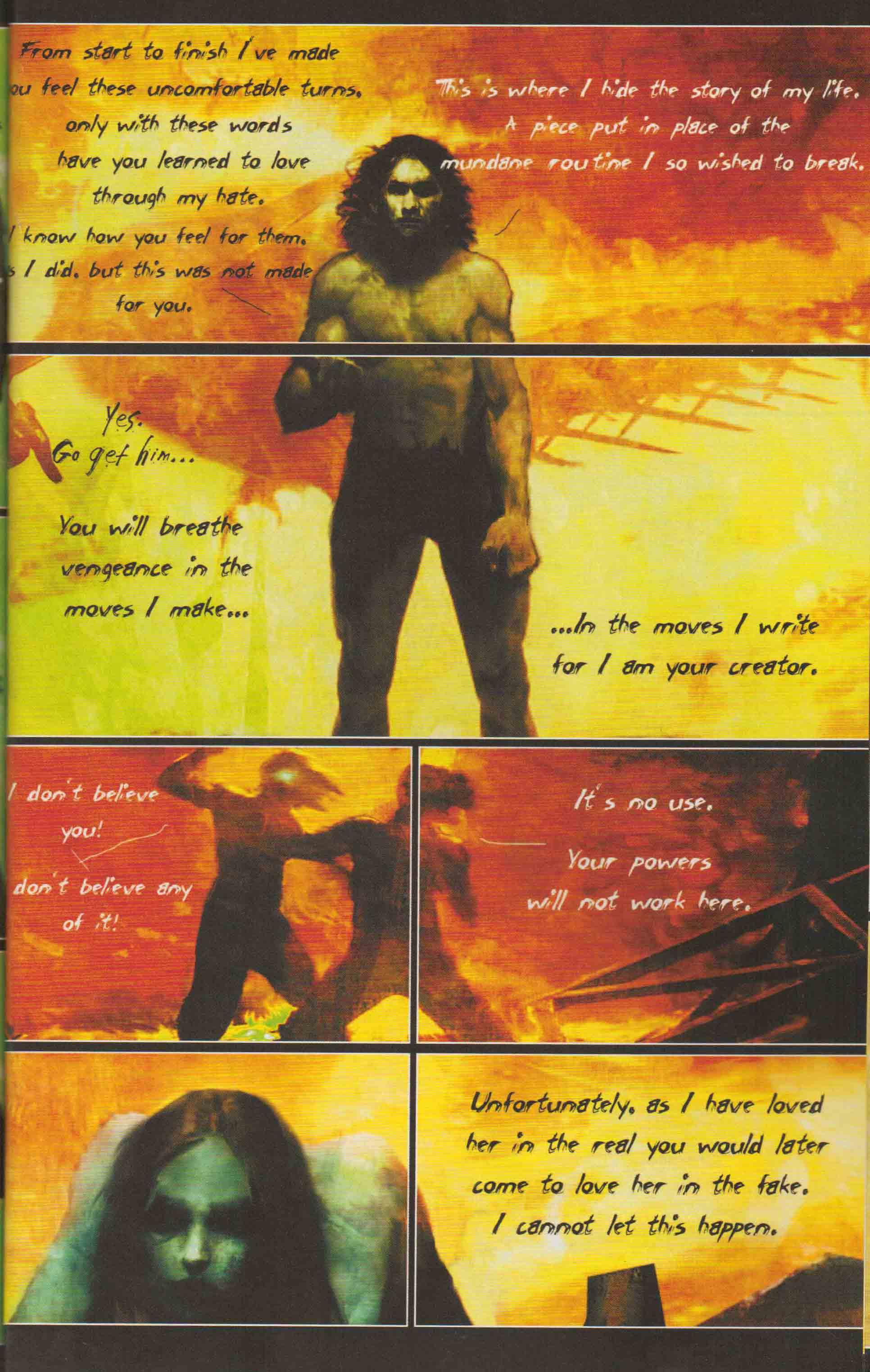 This is the big final fight of the comic! It looks like this!