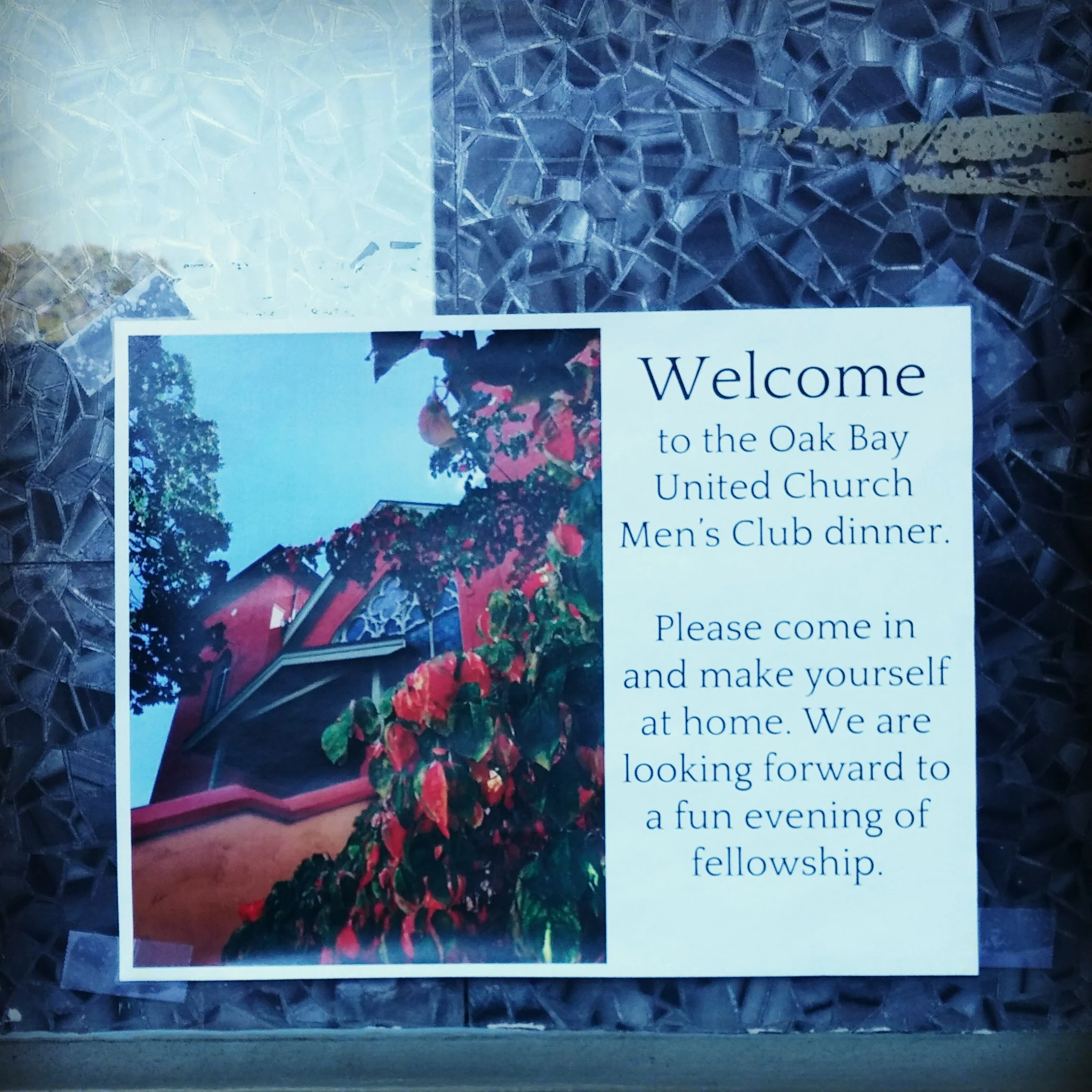 Men's Club Dinner 3rd Monday of the month, 6:30pm September to June All men are invited for regular evenings of interesting conversation, good food, and fellowship. Gathers the third Monday of the month, at 6:30 pm, $10 donations for dinner. Sign up in the Church office.
