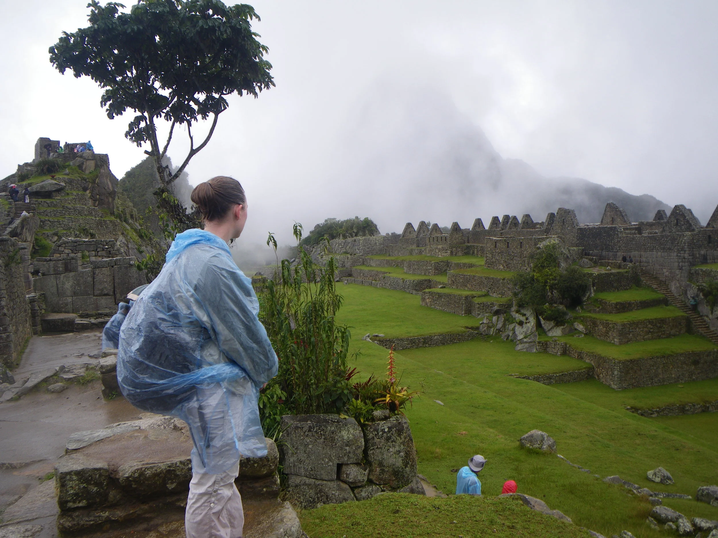  Of course it rained the day we were at Machu Picchu, Peru. 
