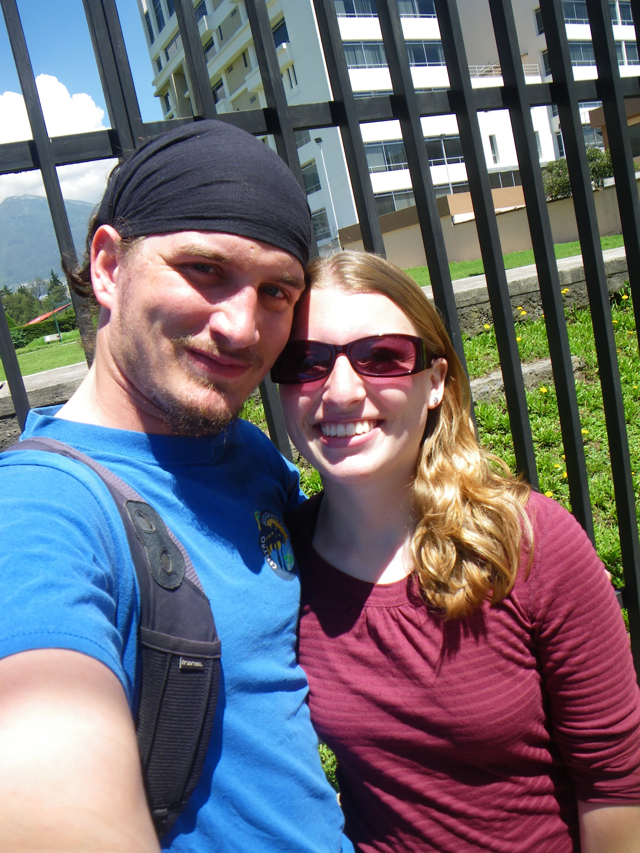  Posing in the exact location where I was mugged at knifepoint a year or two prior. &nbsp;Quito, Ecuador. 