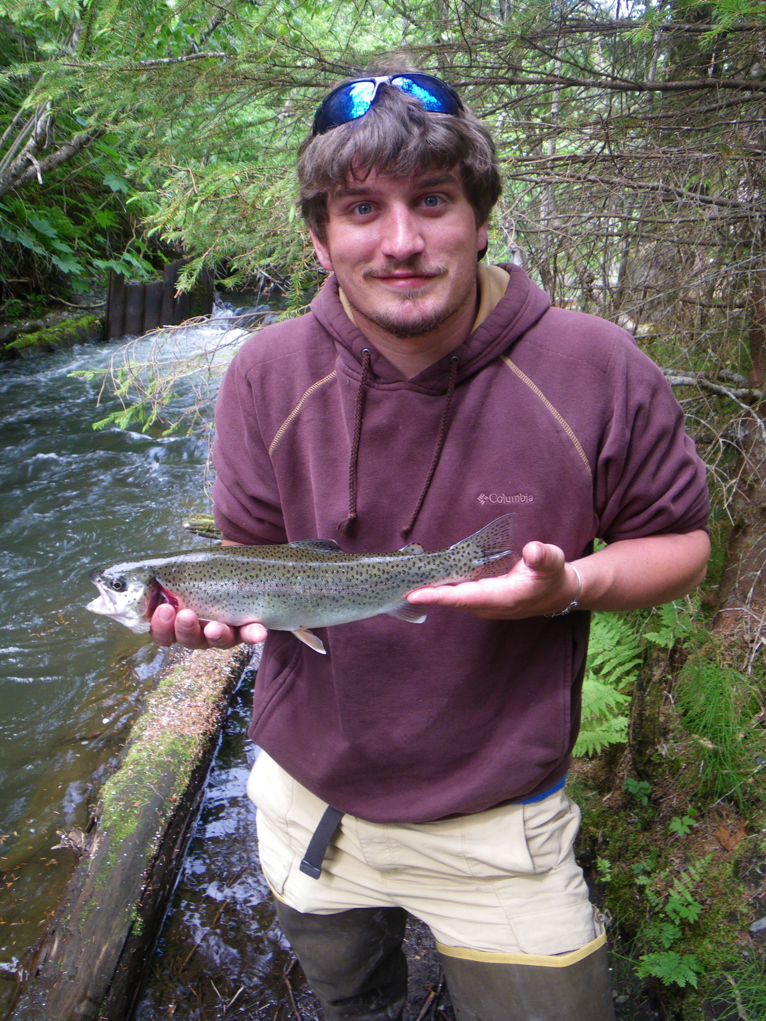  A nice stream rainbow. 
