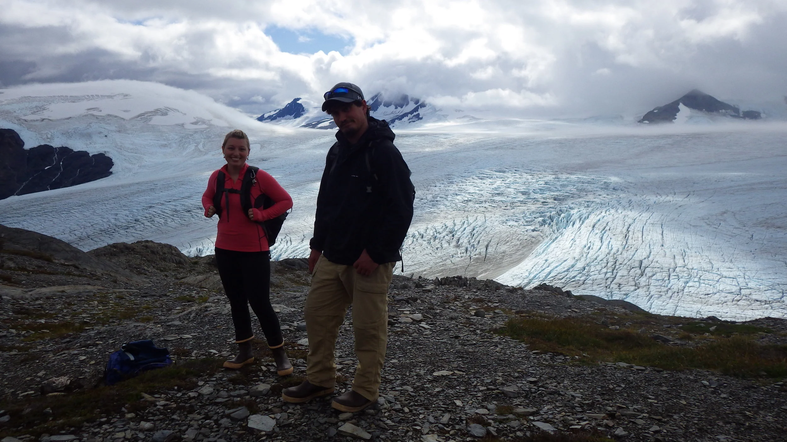  The Harding Icefield in Seward, Alaska. 