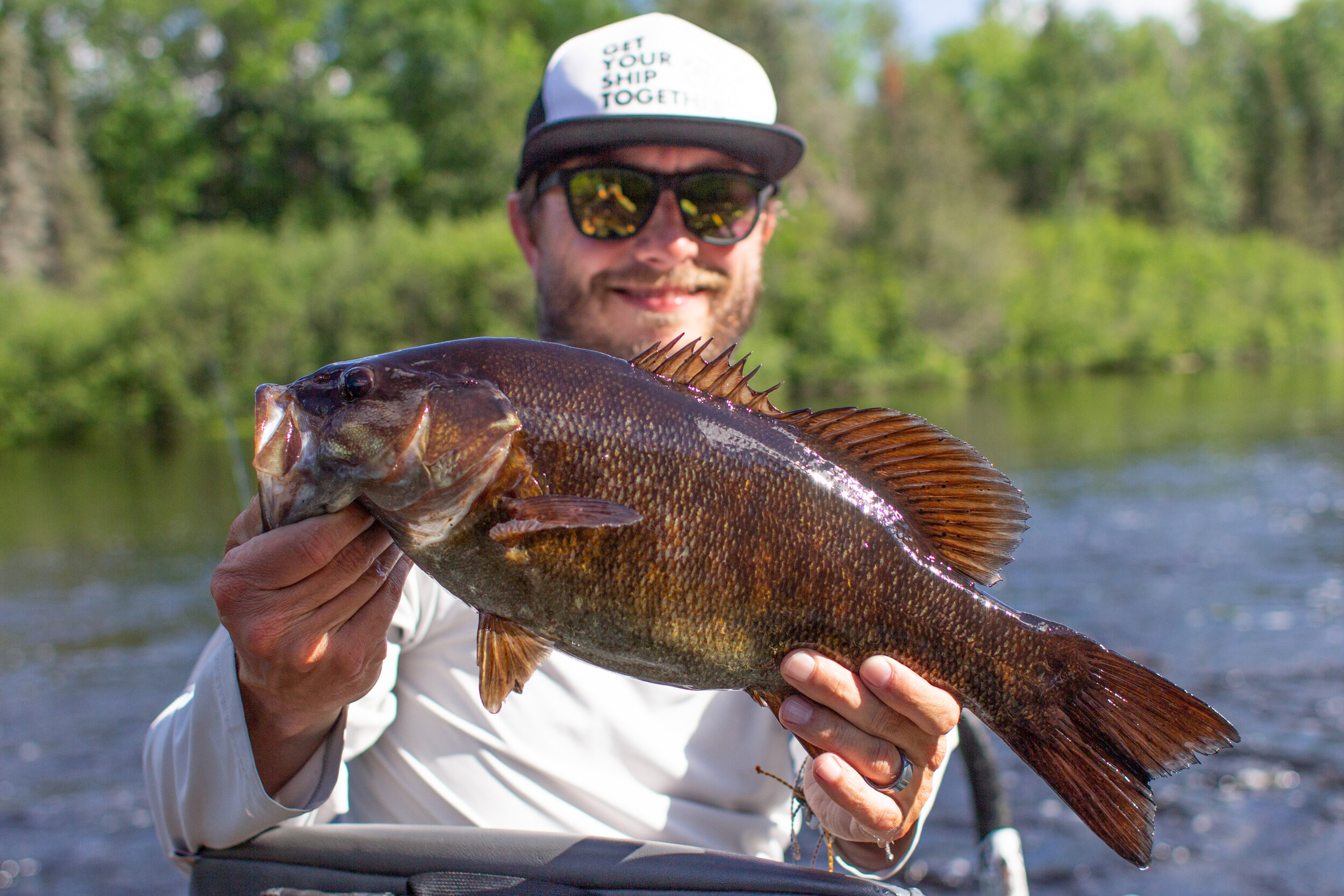 Crushing Smallmouth Bass - Ohio River Fishing 