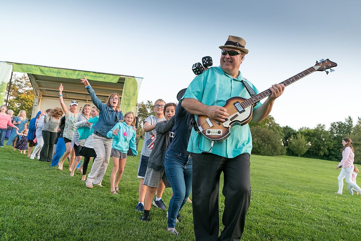 Summer music event, Morton Arboretum 