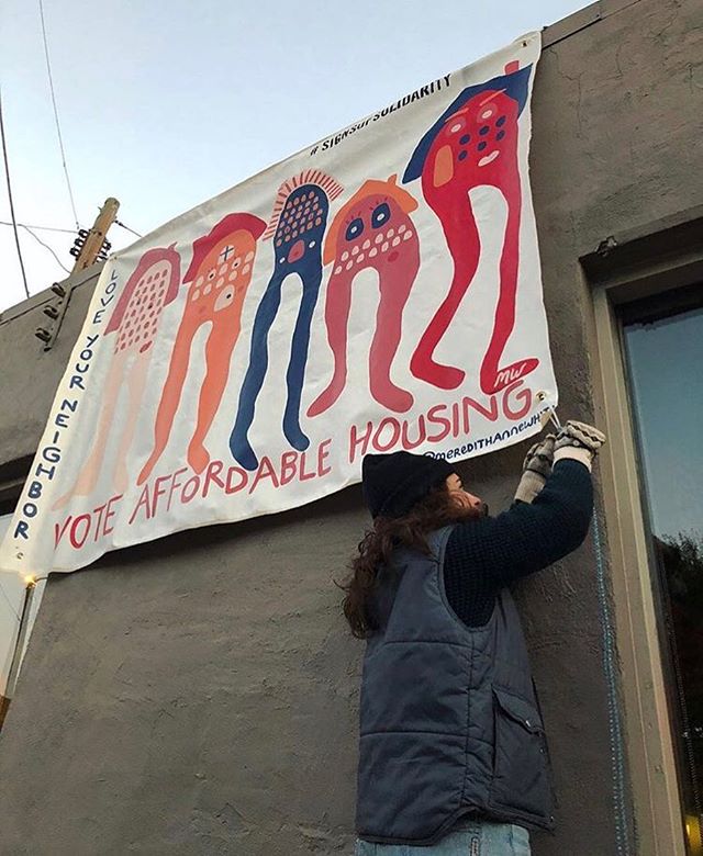 Signs Of Solidarity Atl Living Walls The City Speaks