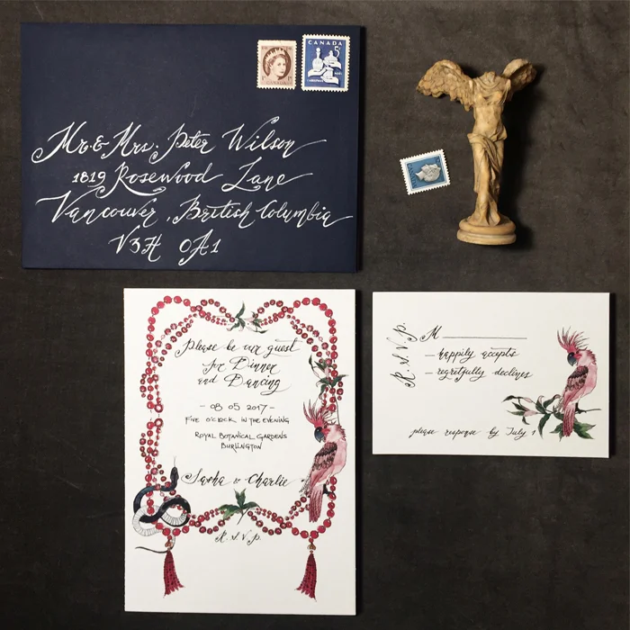 Precious Exotic Party Invites