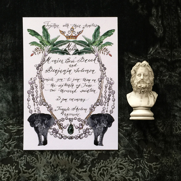 Elephantos Wedding Invites