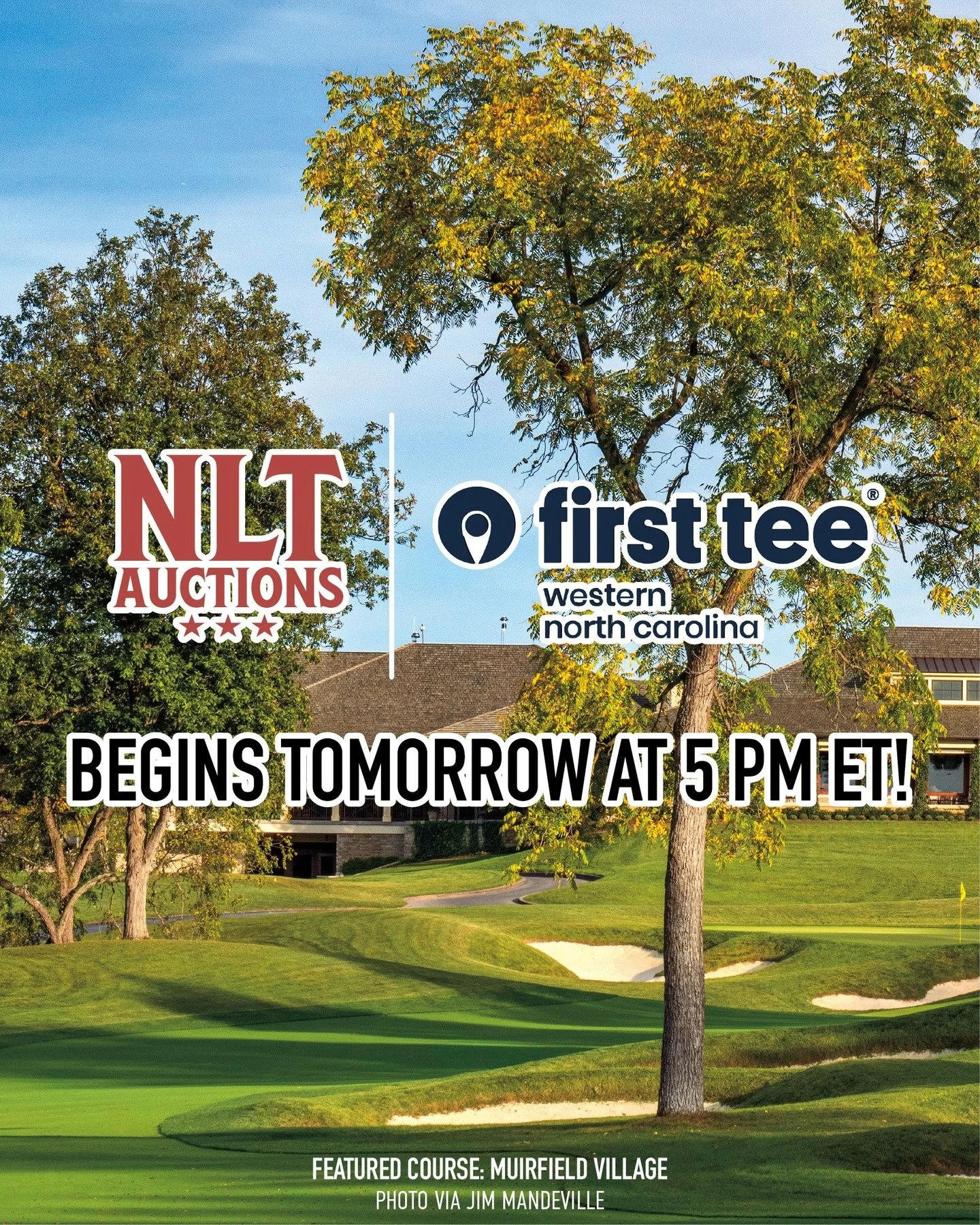 The First Tee - Western North Carolina NLT Auction begins tomorrow evening!

While bidding on rounds at some of the country's best clubs,&nbsp; you are supporting&nbsp;First Tee - Western North Carolina's&nbsp;work in North Carolina and&nbsp;National