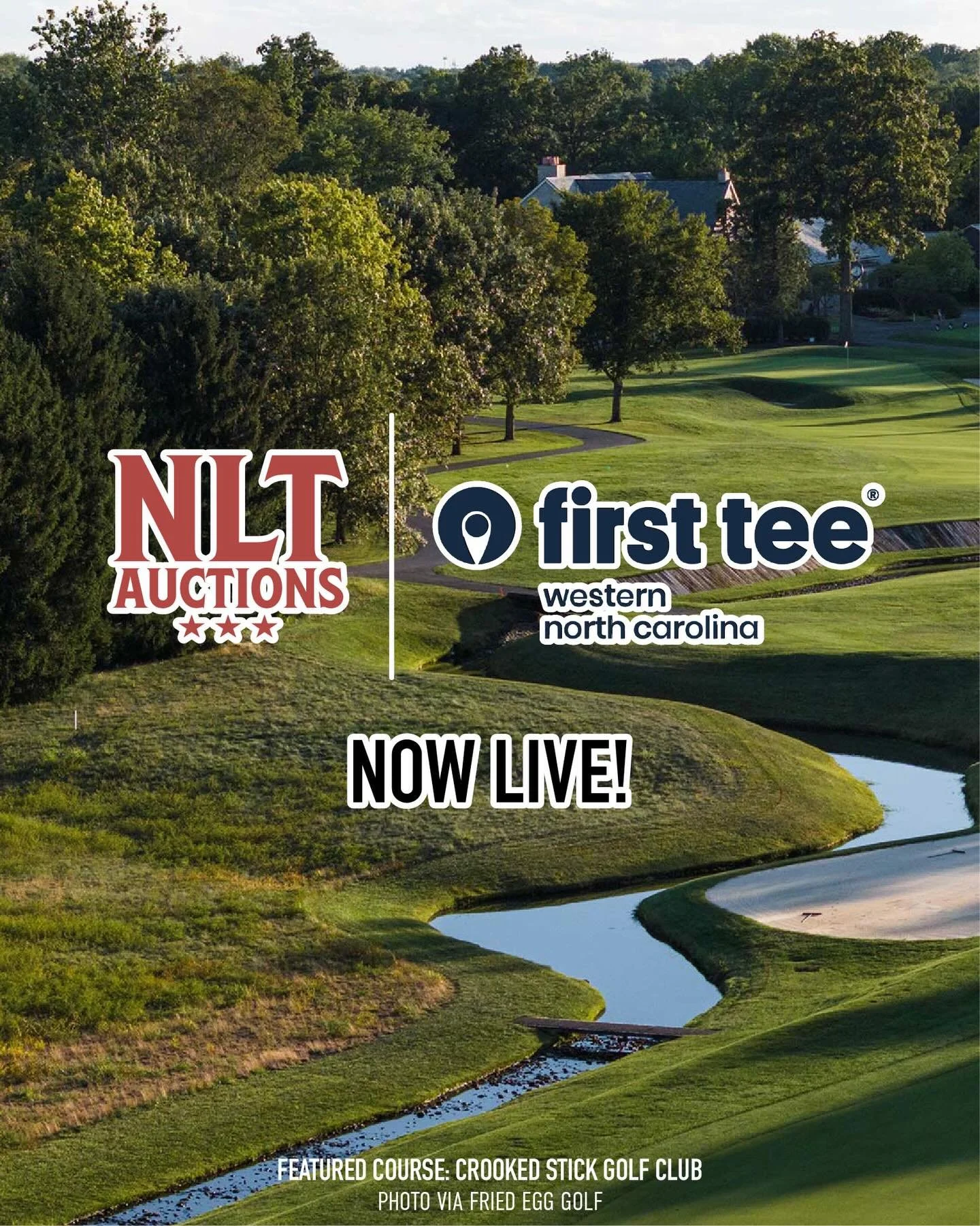 The First Tee - Western North Carolina NLT Auction is live!

100% of proceeds from this auction benefit First Tee - Western North Carolina&rsquo;s work in North Carolina and National Links Trust&rsquo;s work in Washington, DC and across the country t