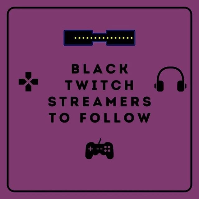 #amplifyblackvoices⁣
⁣
We want to highlight Black Twitch Streamers (specifically gamers) because they need to be recognized for their dopeness &amp; y&rsquo;all need to follow them! ⁣
⁣
Things we have learned about the gaming community are that: ⁣
⁣

