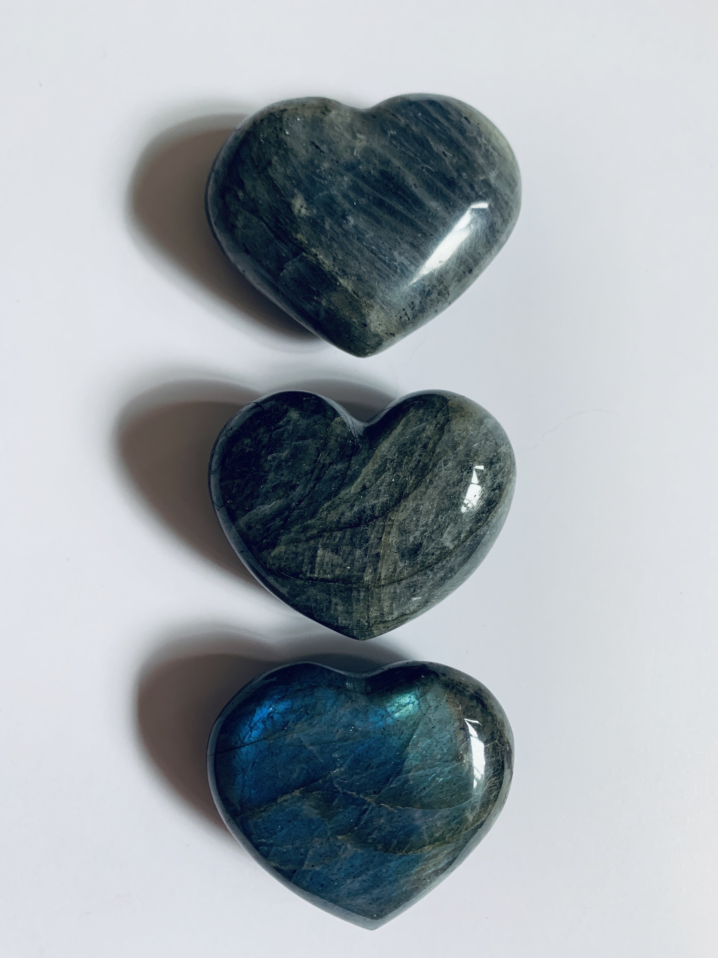 Labradorite Heart