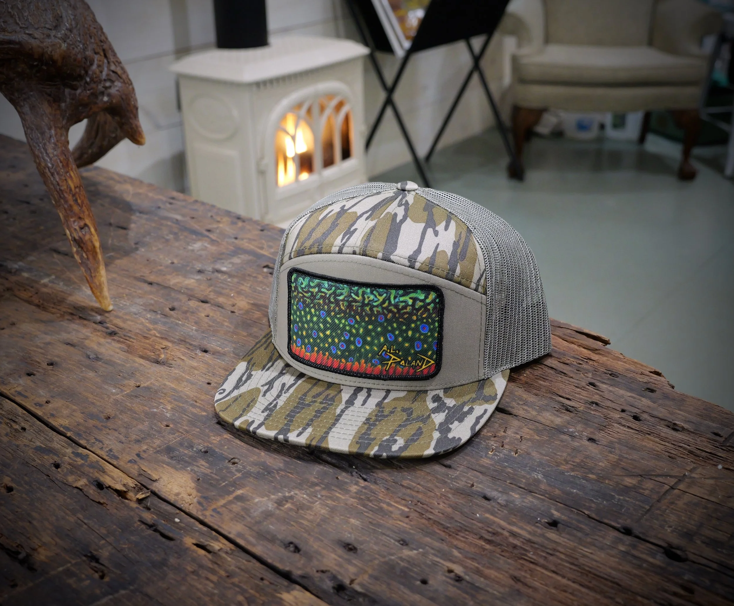 Swamplands Brook Trout 7 Panel Hat
