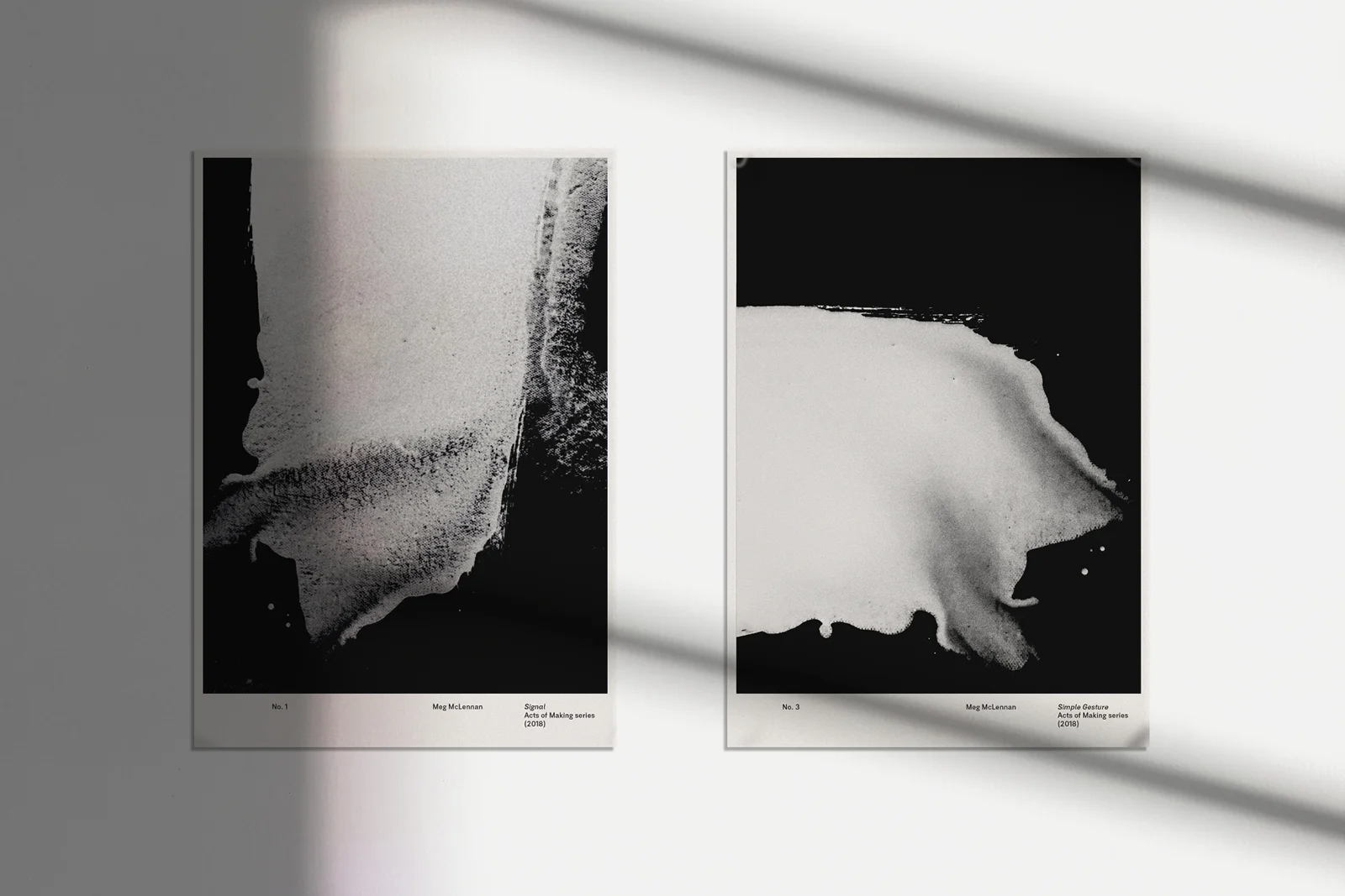 Number 1 and 3 from the Acts of Making series