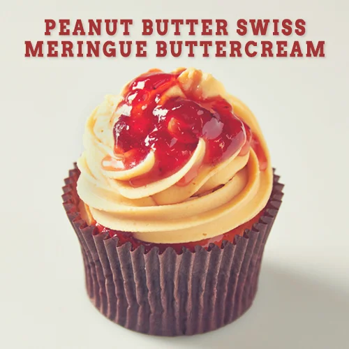 Peanut Butter Swiss Meringue Buttercream
