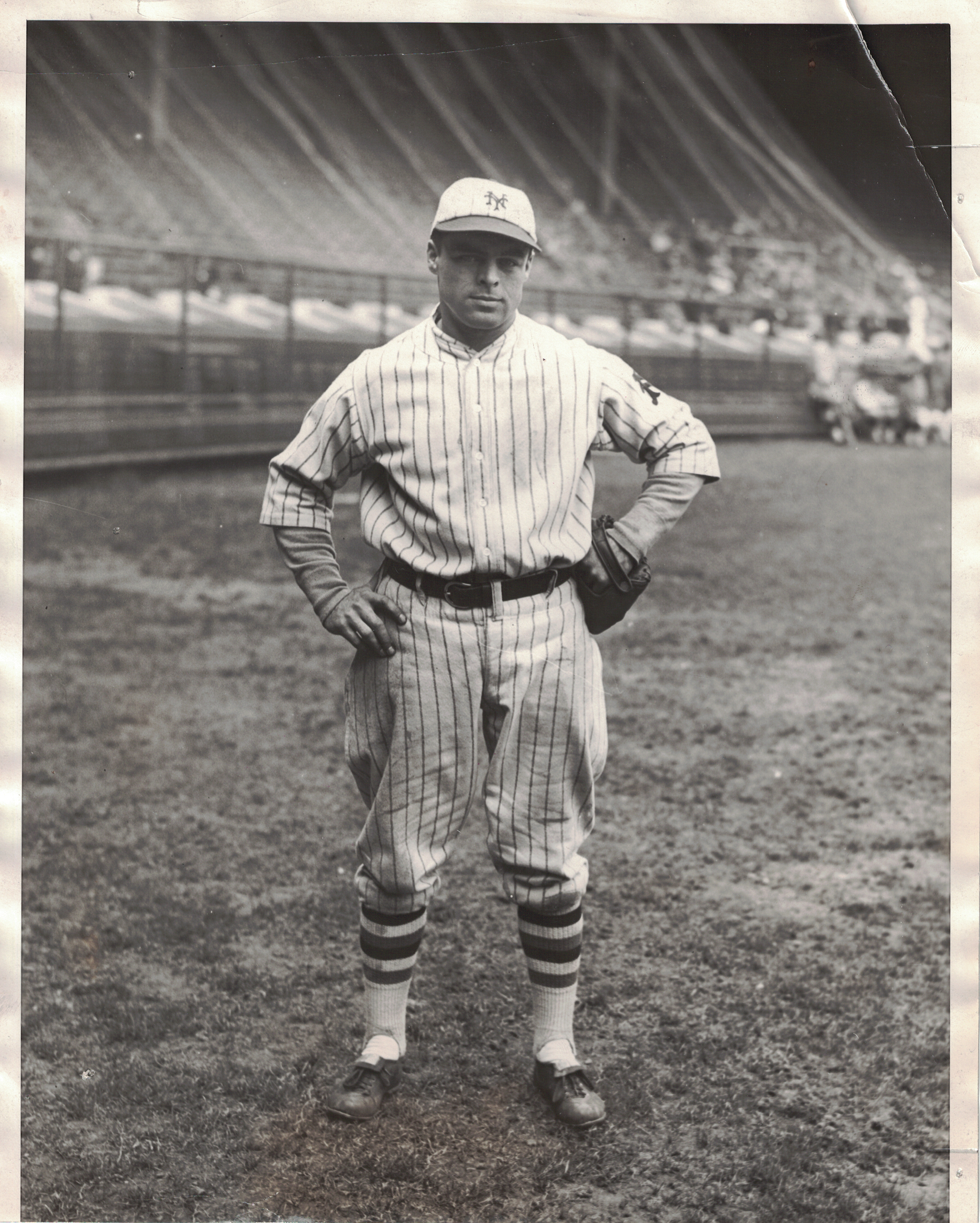 1927 Press Photo - Eddie Farrell (New York Giants) — Eddie Doc Farrell