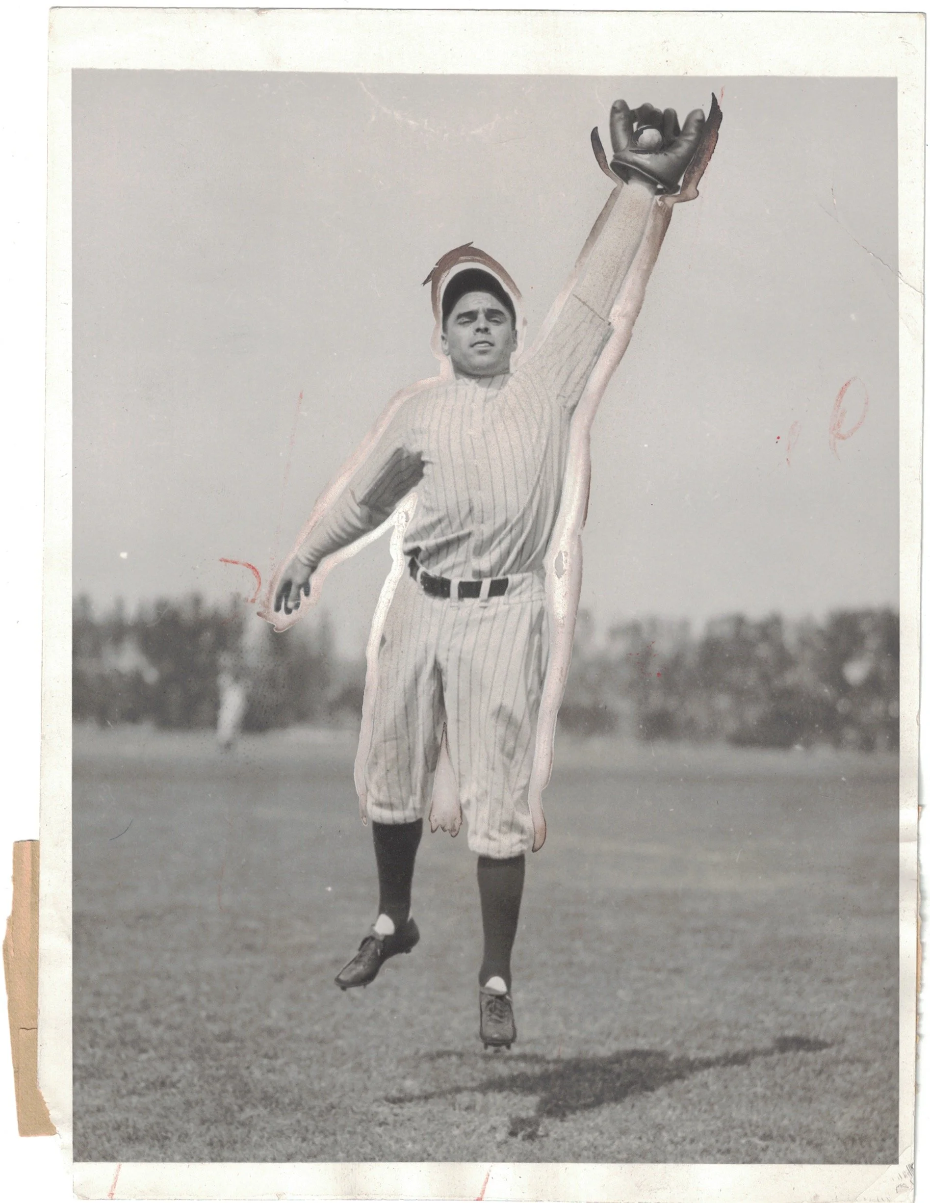 1925 Eddie Farrell Press Photo – University of Pennsylvania