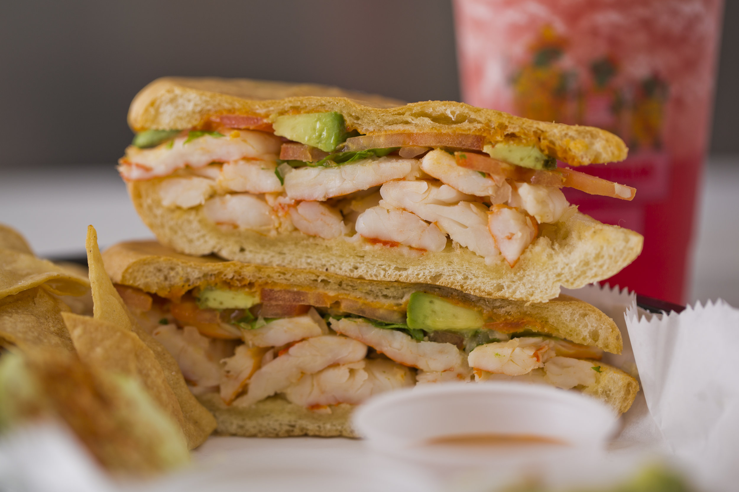 Shrimp Tortuga Sandwich