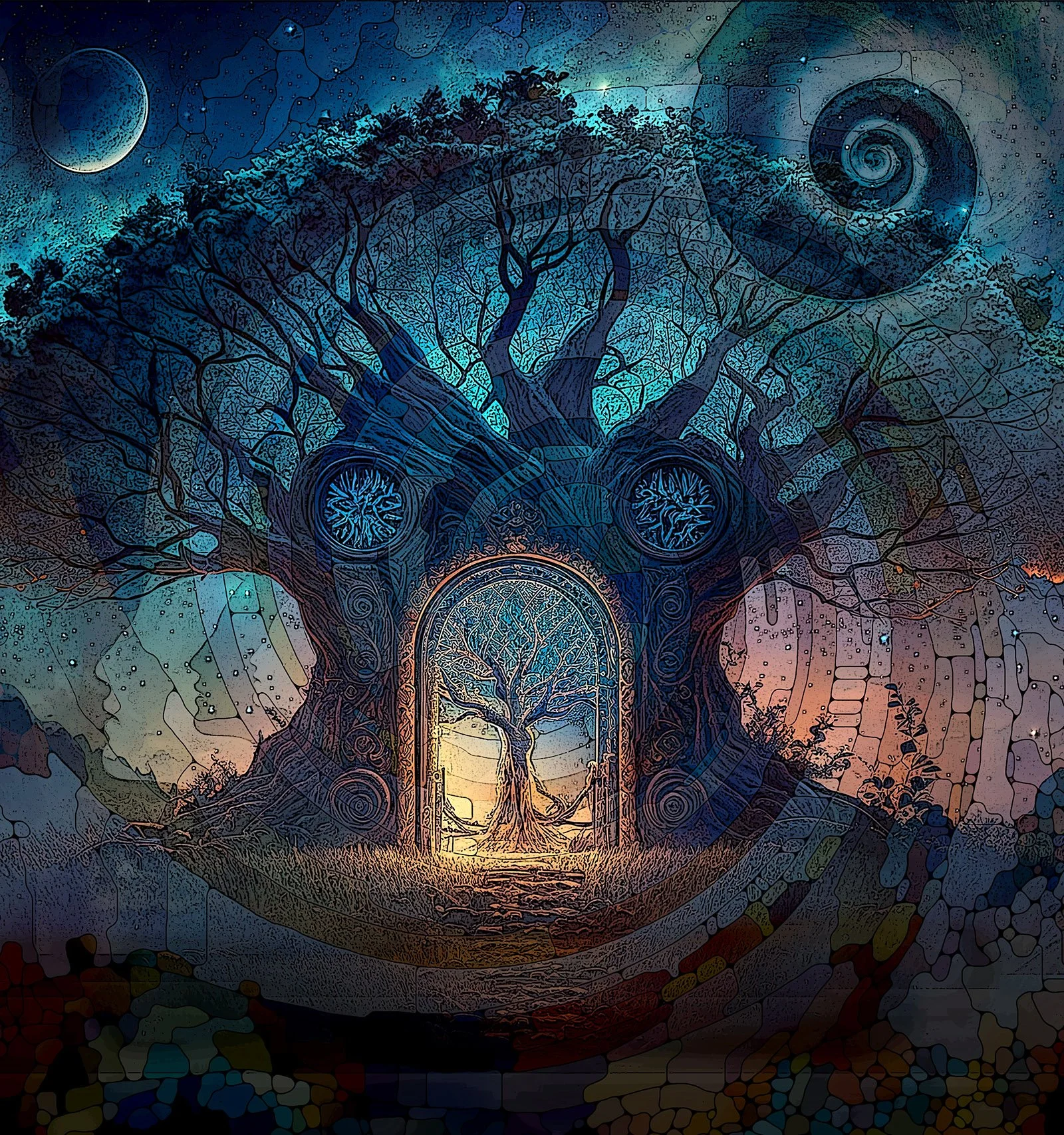 Whispers Beyond the Portal