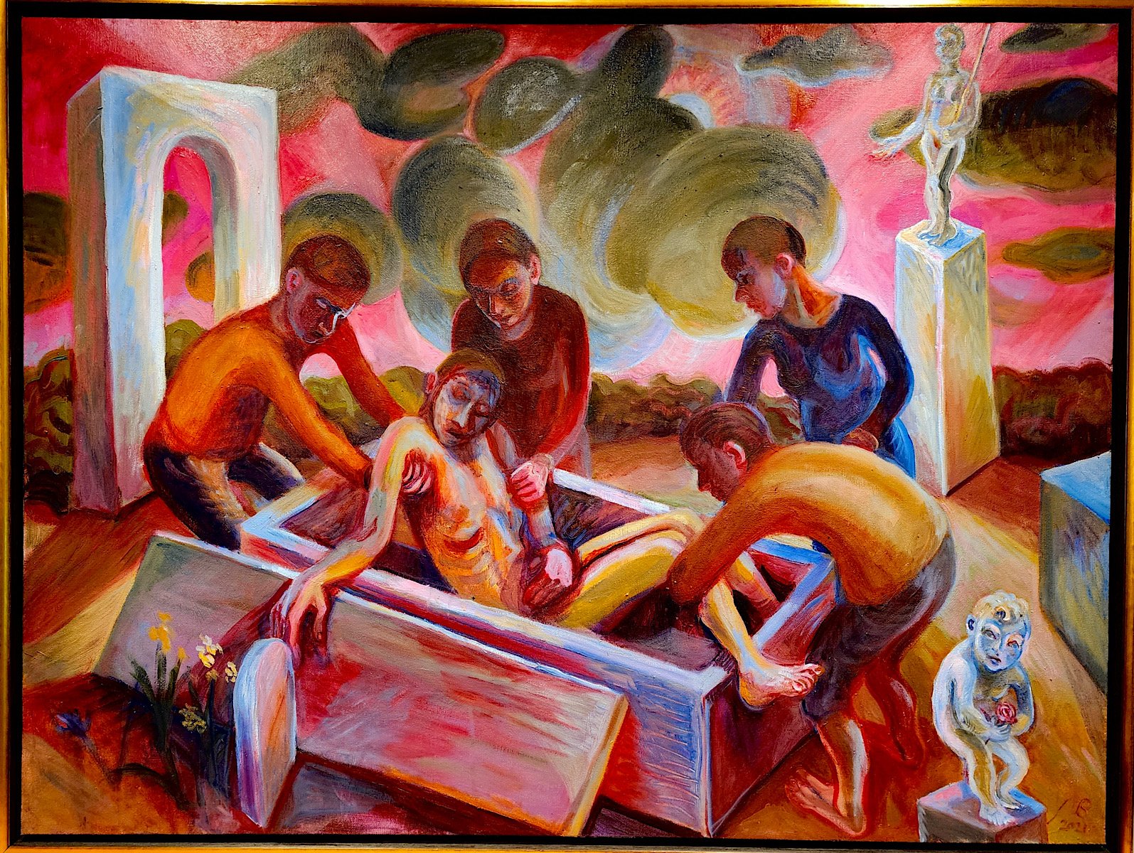Entombment (2021) 40 x 30” o/c
