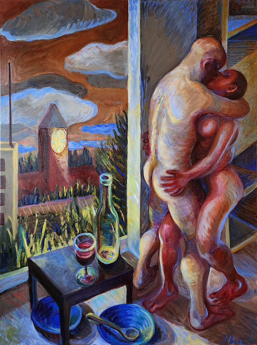 Embrace (2022) 48 x 26” o/c