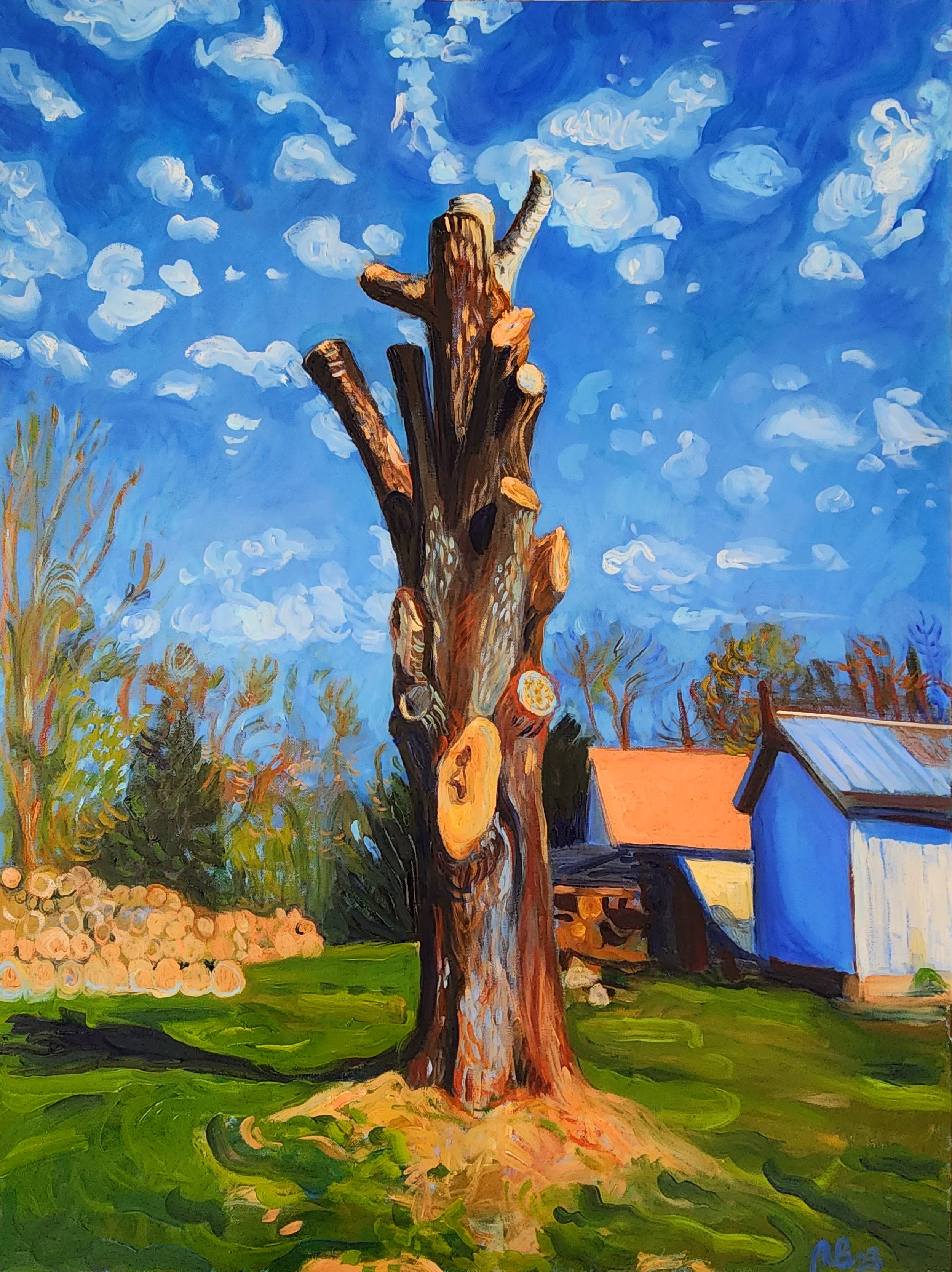 Lopped Tree (2023) 40 x 30” o/c