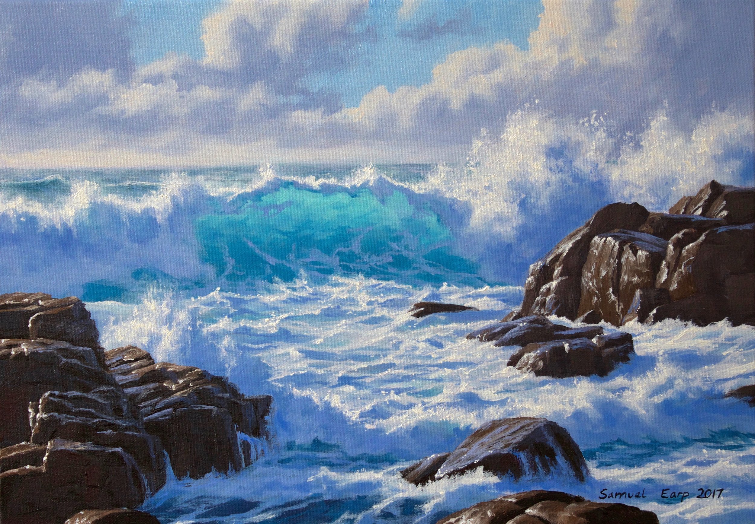How to Paint a Dramatic Seascape — Samuel Earp Artist