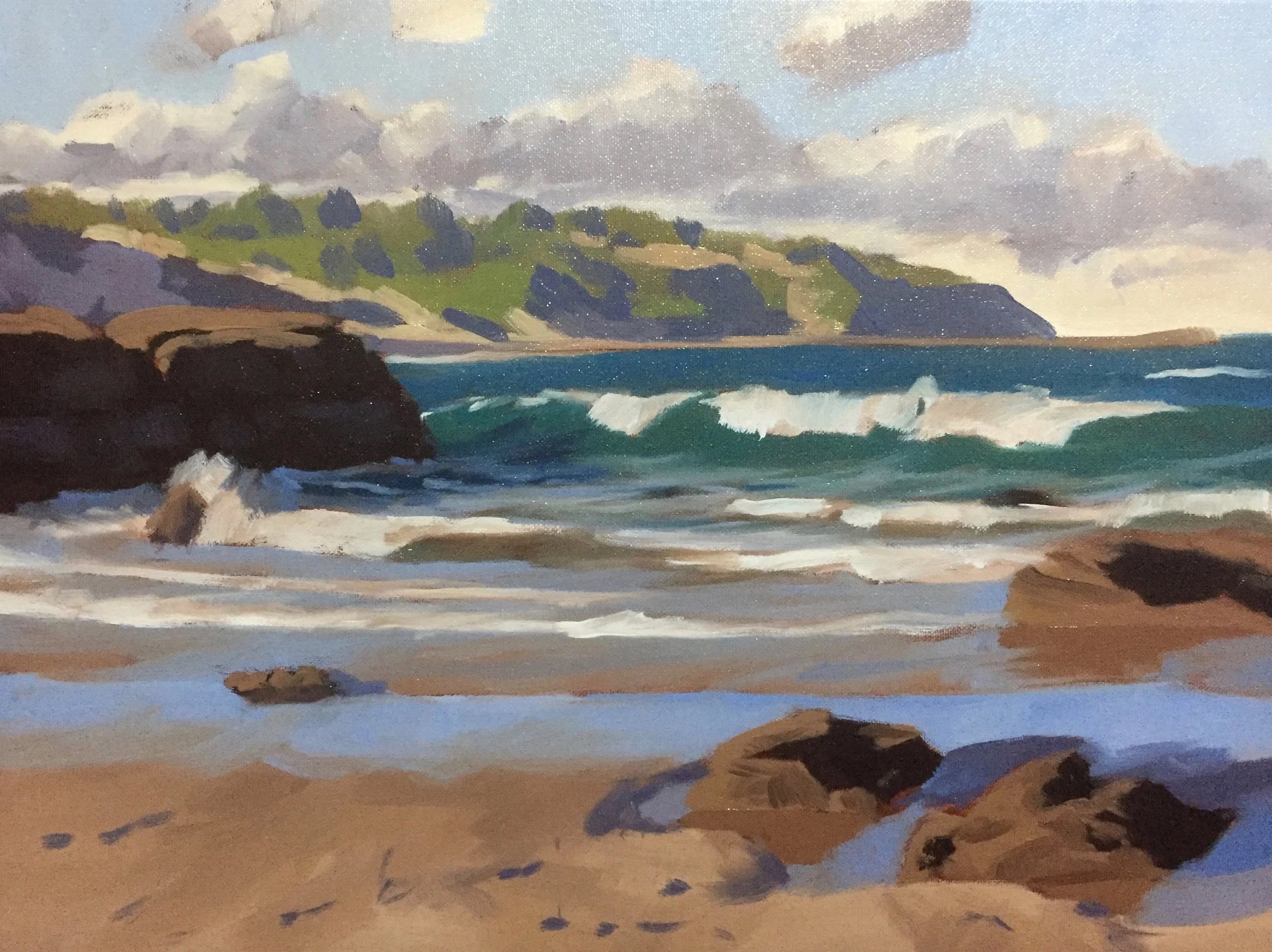 How to Paint a Coastal Scene — Samuel Earp Artist