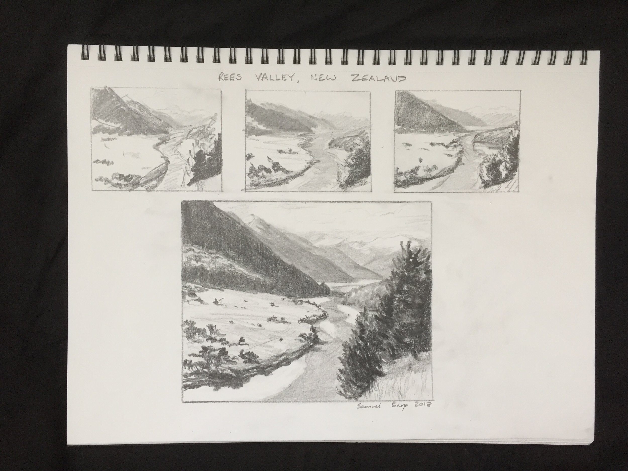 How To Draw Landscapes Samuel Earp, How To Draw Landscapes With Pencil Step By