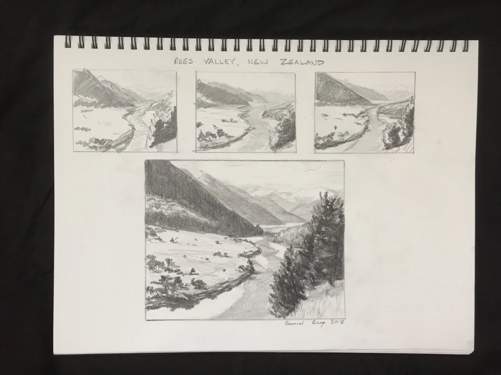 pix Easy Pencil Drawing Mountain Landscape how to draw landscapes samuel earp