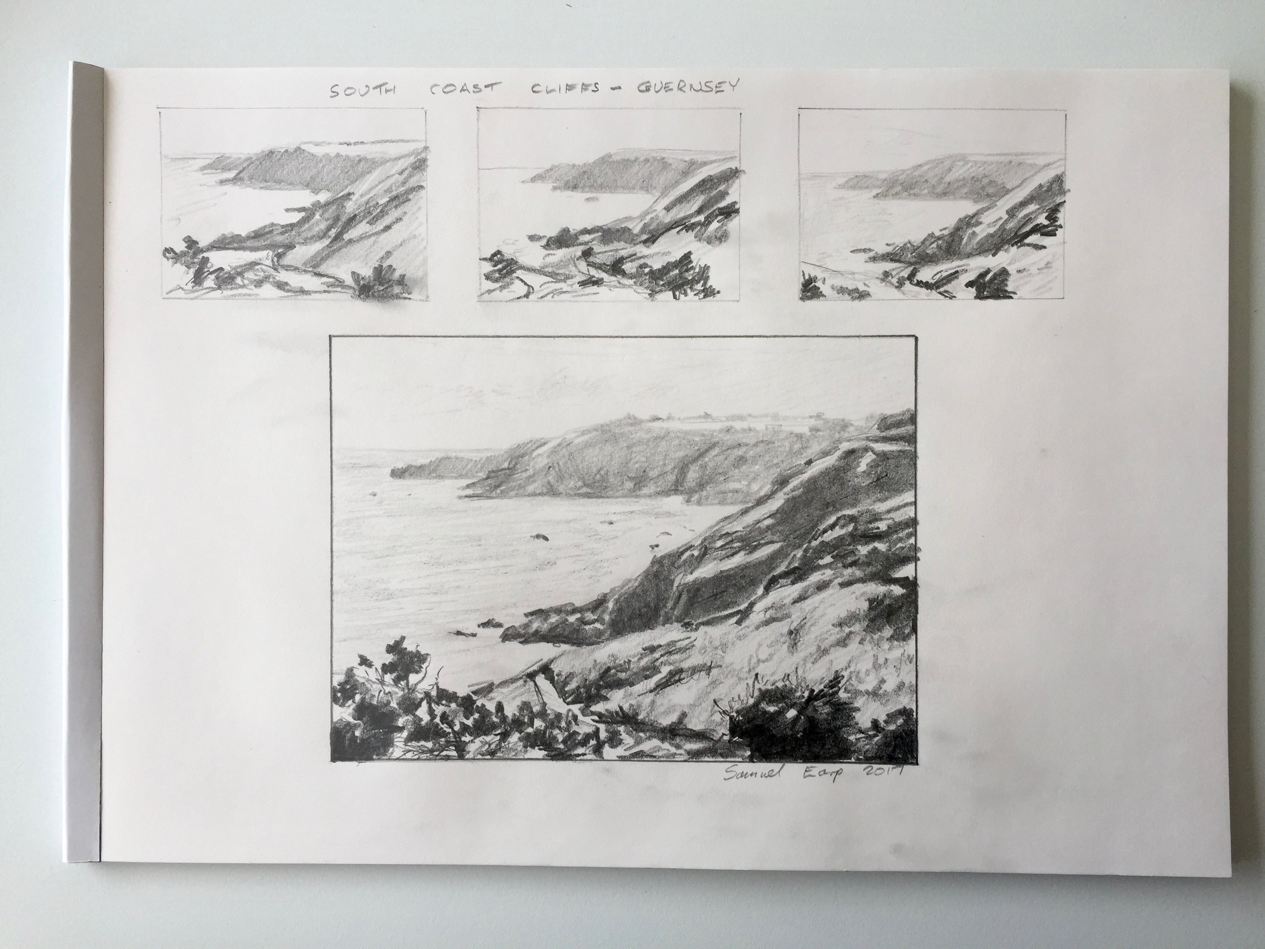 Featured image of post Landscape Pencil Sketches Simple : This is a landscape drawing for beginners with pencil sketching and shading.