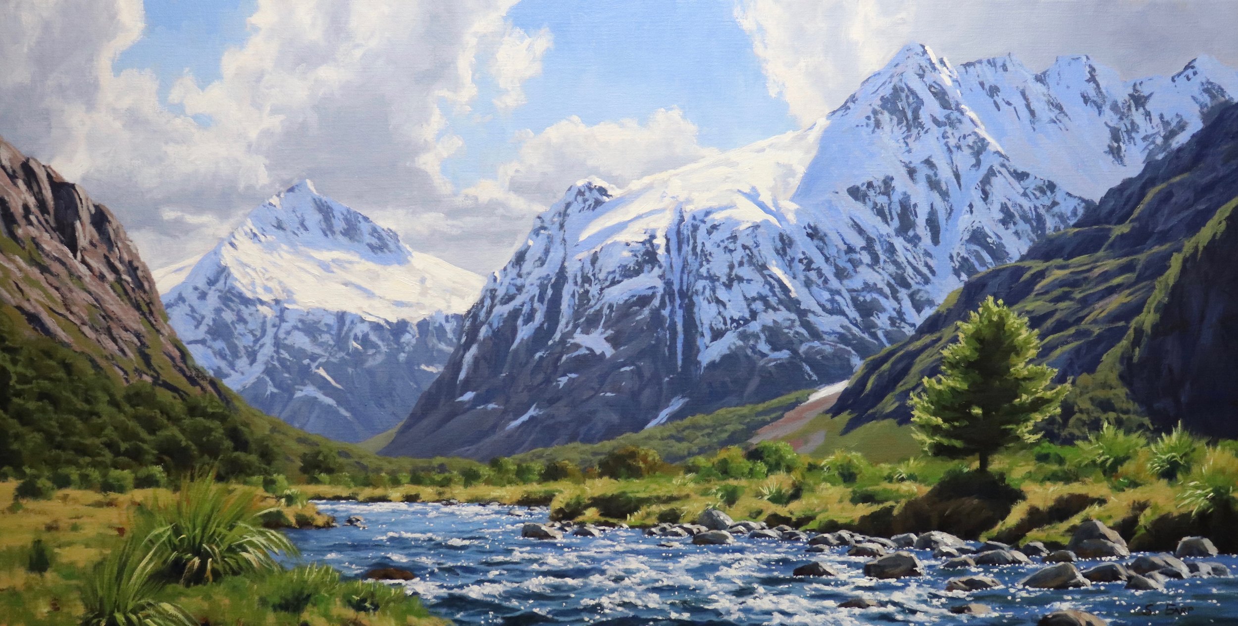 Video Download Painting A Mountain Valley Samuel Earp Artist