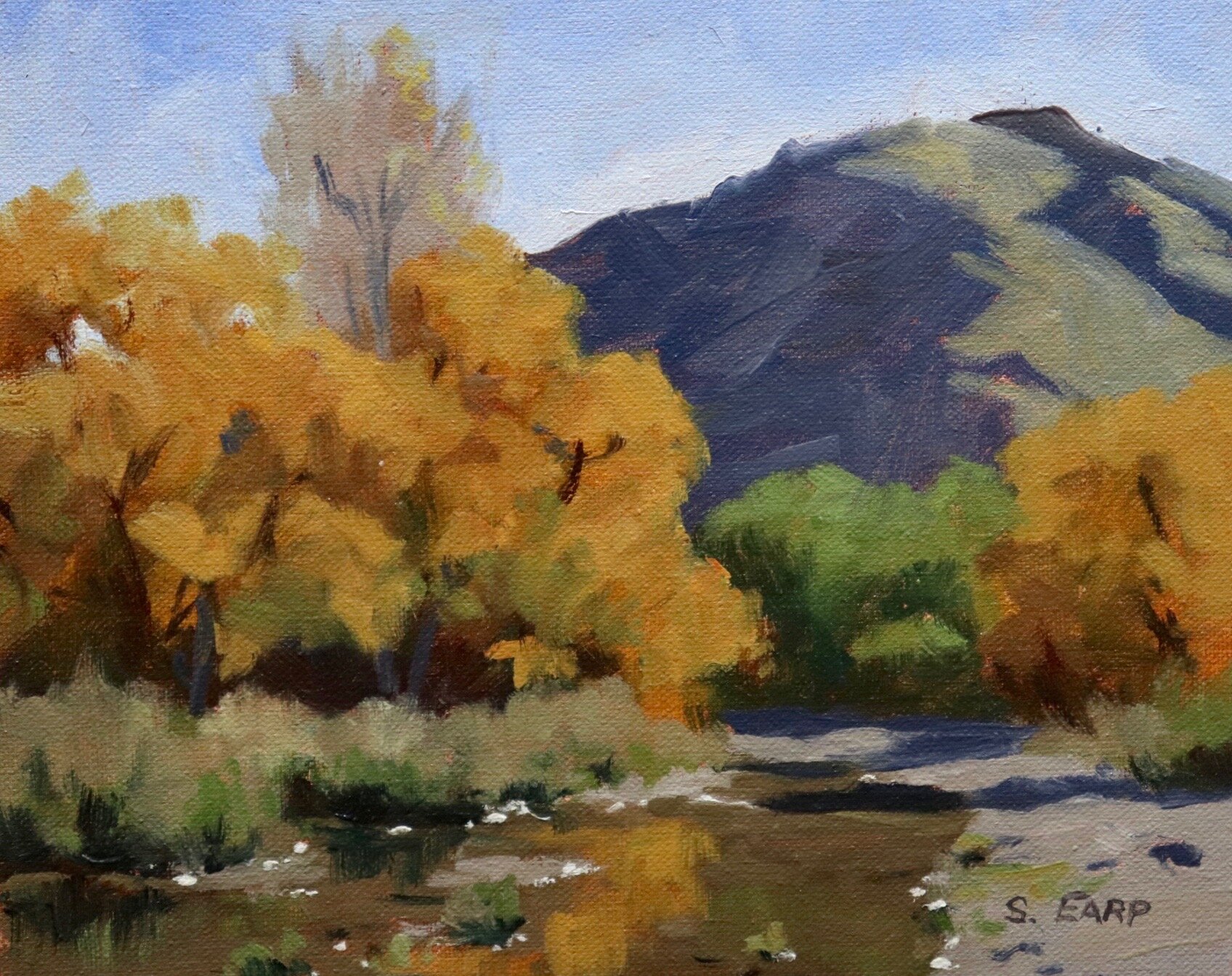 How To Paint Autumn Trees Samuel Earp Artist