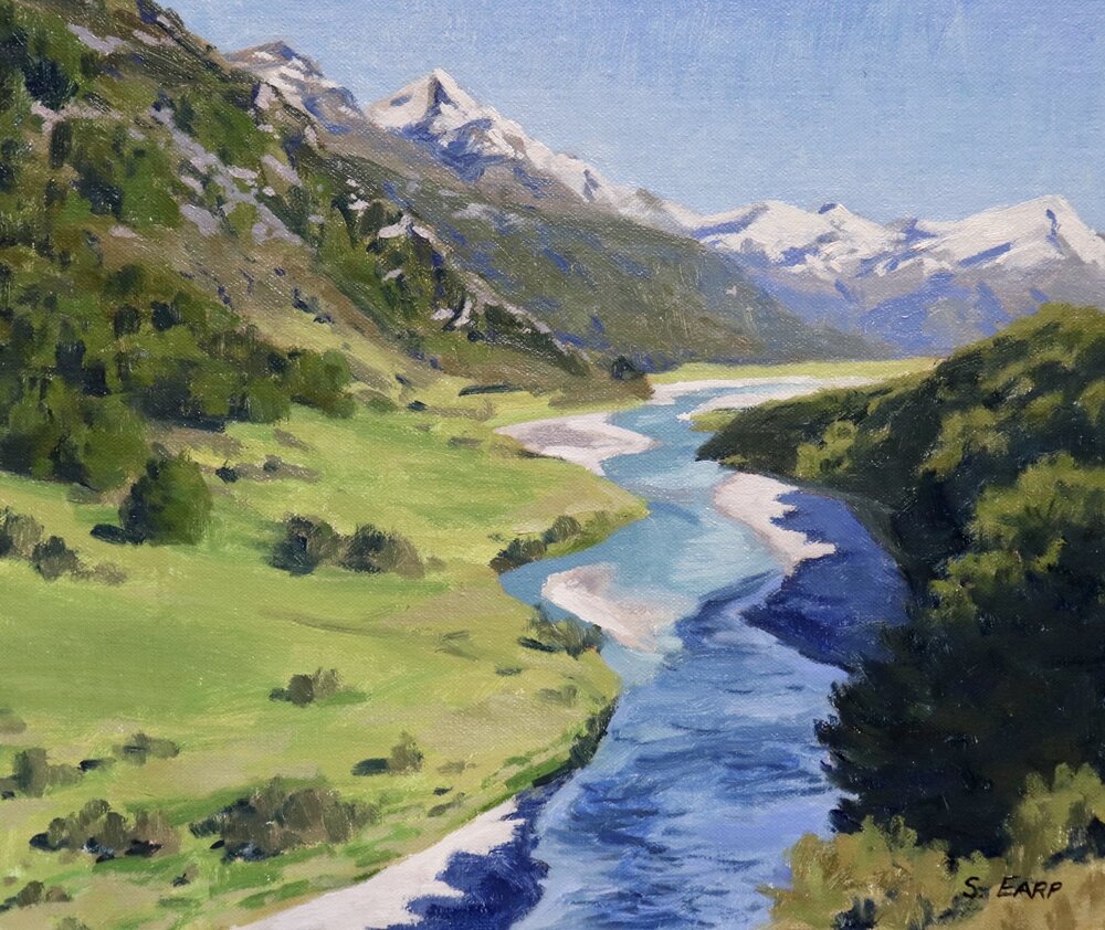 Landschaft atmosphärische Perspektive