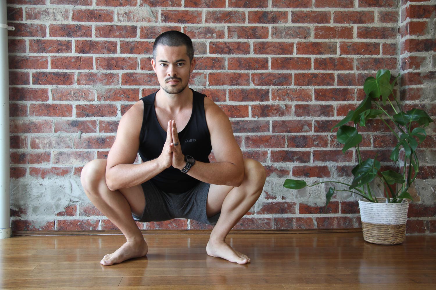 Malasana | Feet grounding towards Earth, heart lifting towards sky.