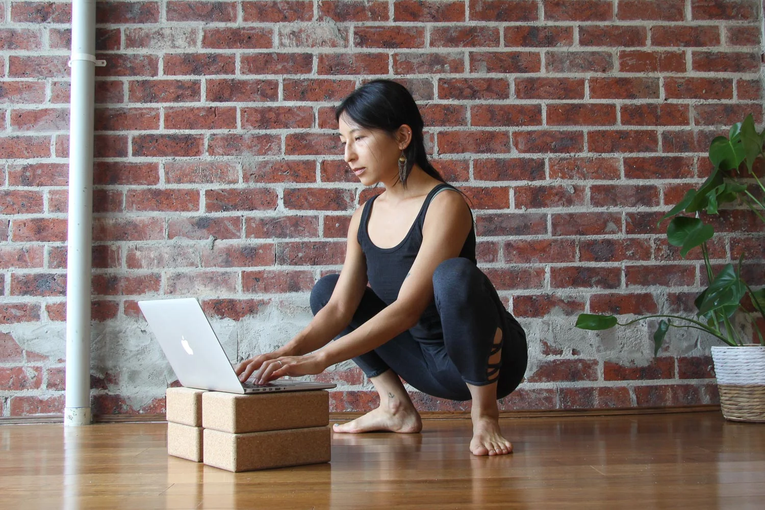 Sitting in a lightly active Malasana can help to strengthen your seat, and avoid the ‘chair-body’ effect.