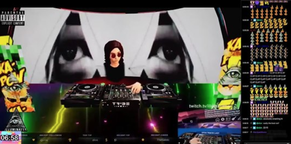 Illuminatty DJing in VR with Tribe XR