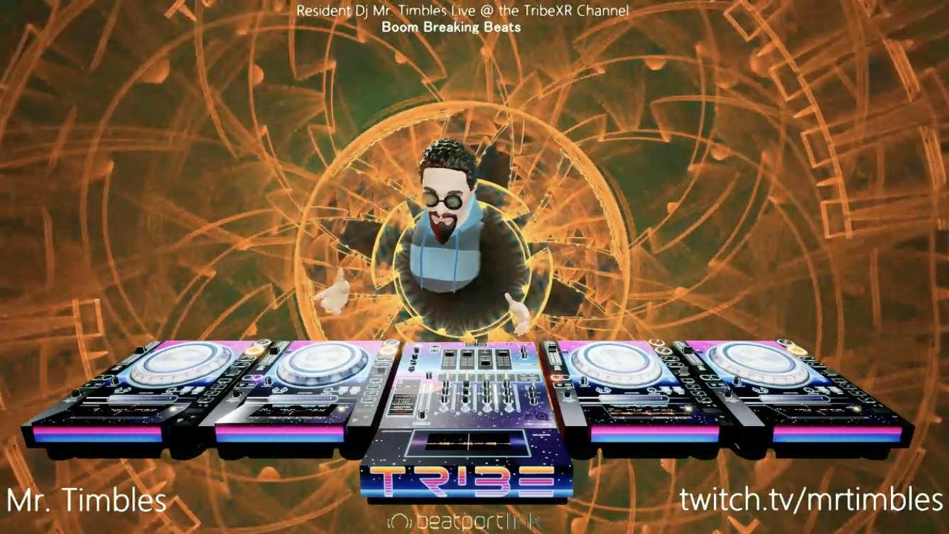 VR Live Streamer Program — TribeXR DJ in VR
