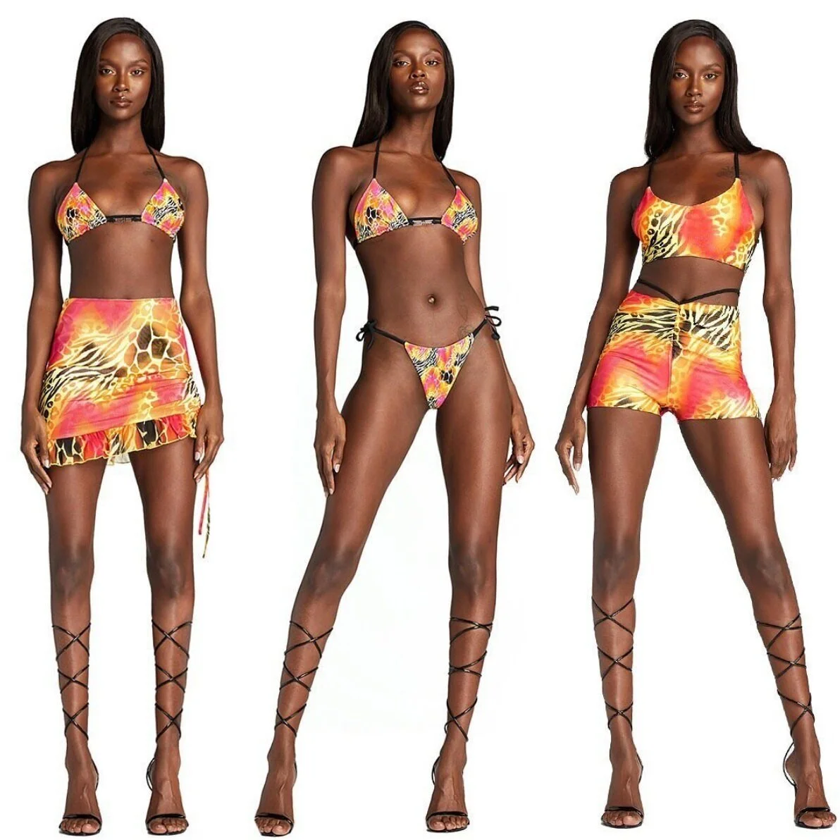 i am gia orange playsuit